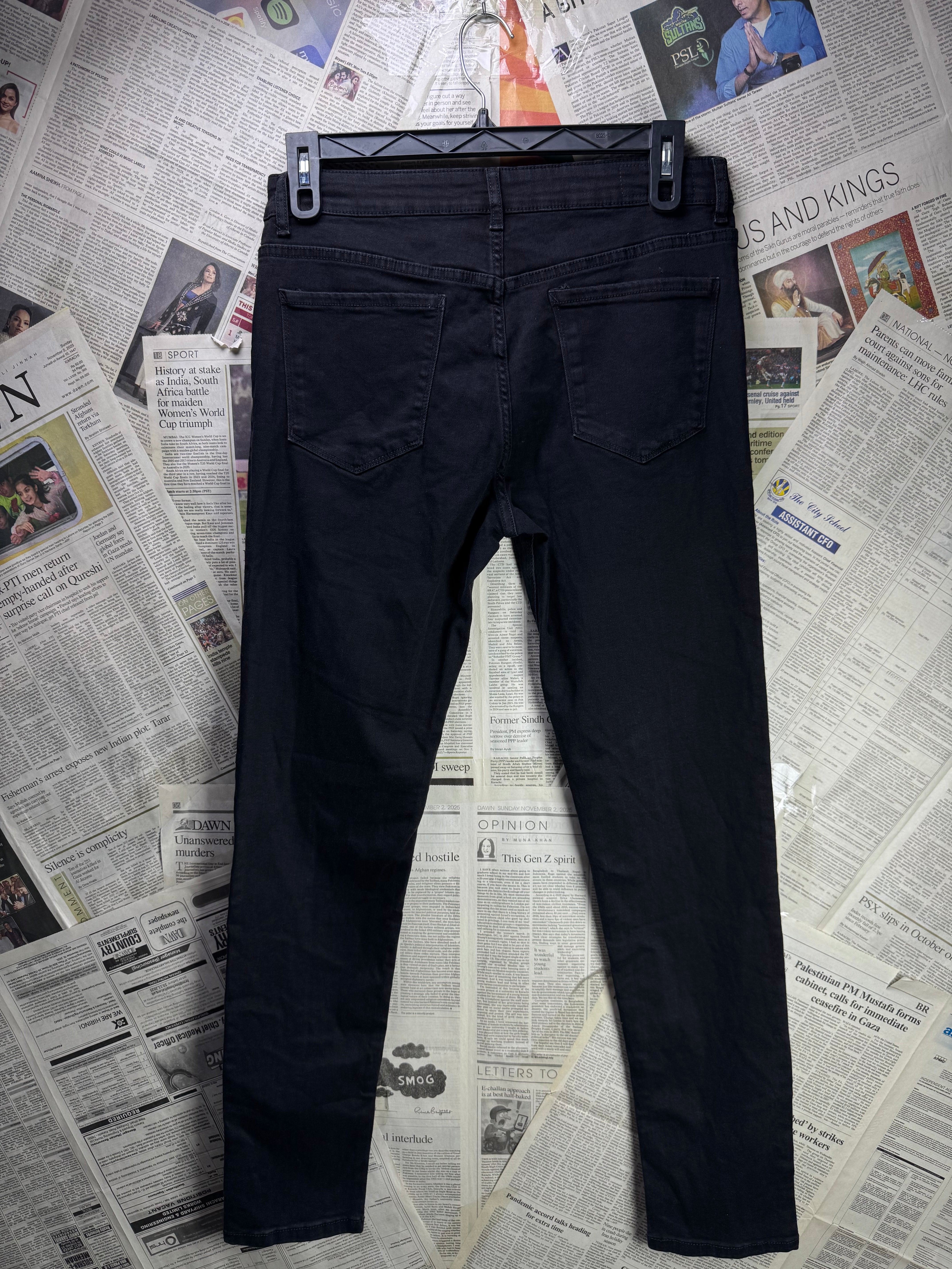 Denimco® Waist: 34" | Blue | Strecth Pant | Fit: Skinny | Cotton | 1167 - Genuine Maal