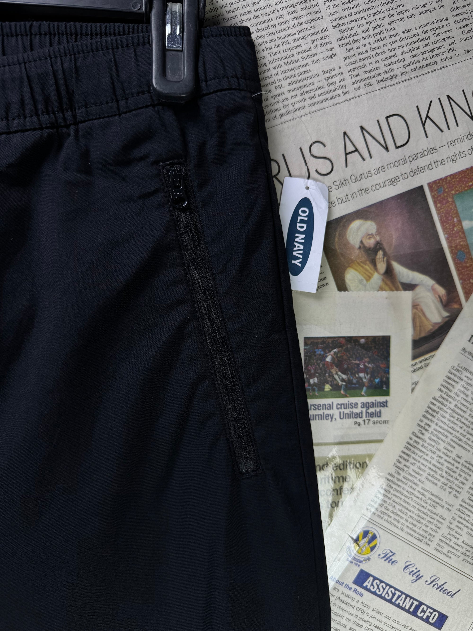 Old Navy® Waist: 32" | black | Trouser | Cotton - Nylon | 1199 - Genuine Maal