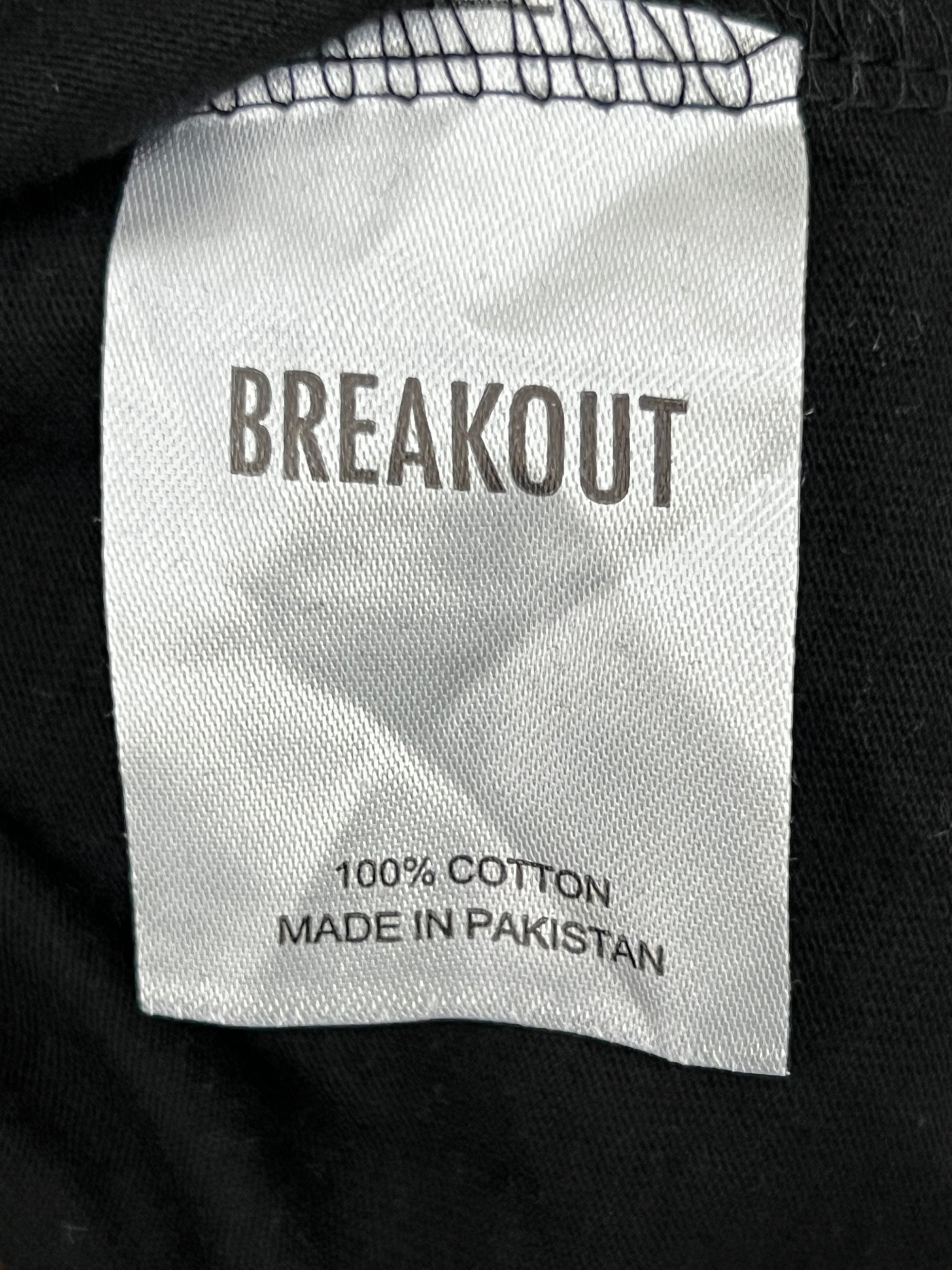 Breakout® Large | Chest: 23" | Black | T-Shirt | 376 - Genuine Maal