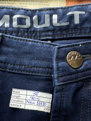 Moulty® Waist: 38" | Blue | Denim Pants | Cotton - Elastane | 2959 - Genuine Maal