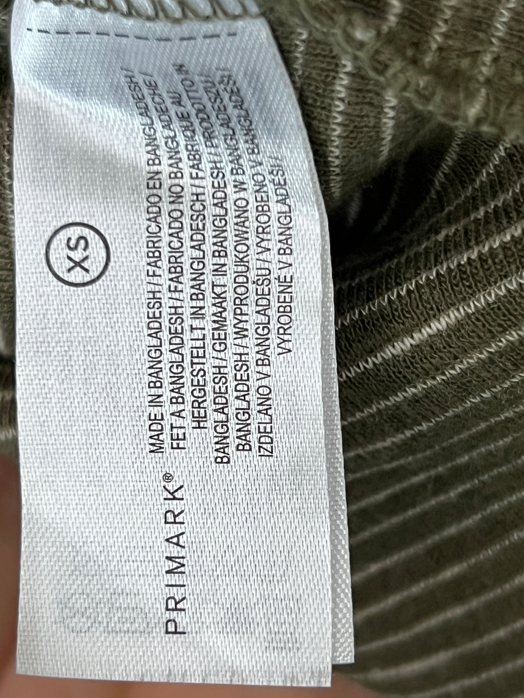 Primark® Small | Chest: 19.5" | Dark Olive | T-Shirt | 377 - Genuine Maal