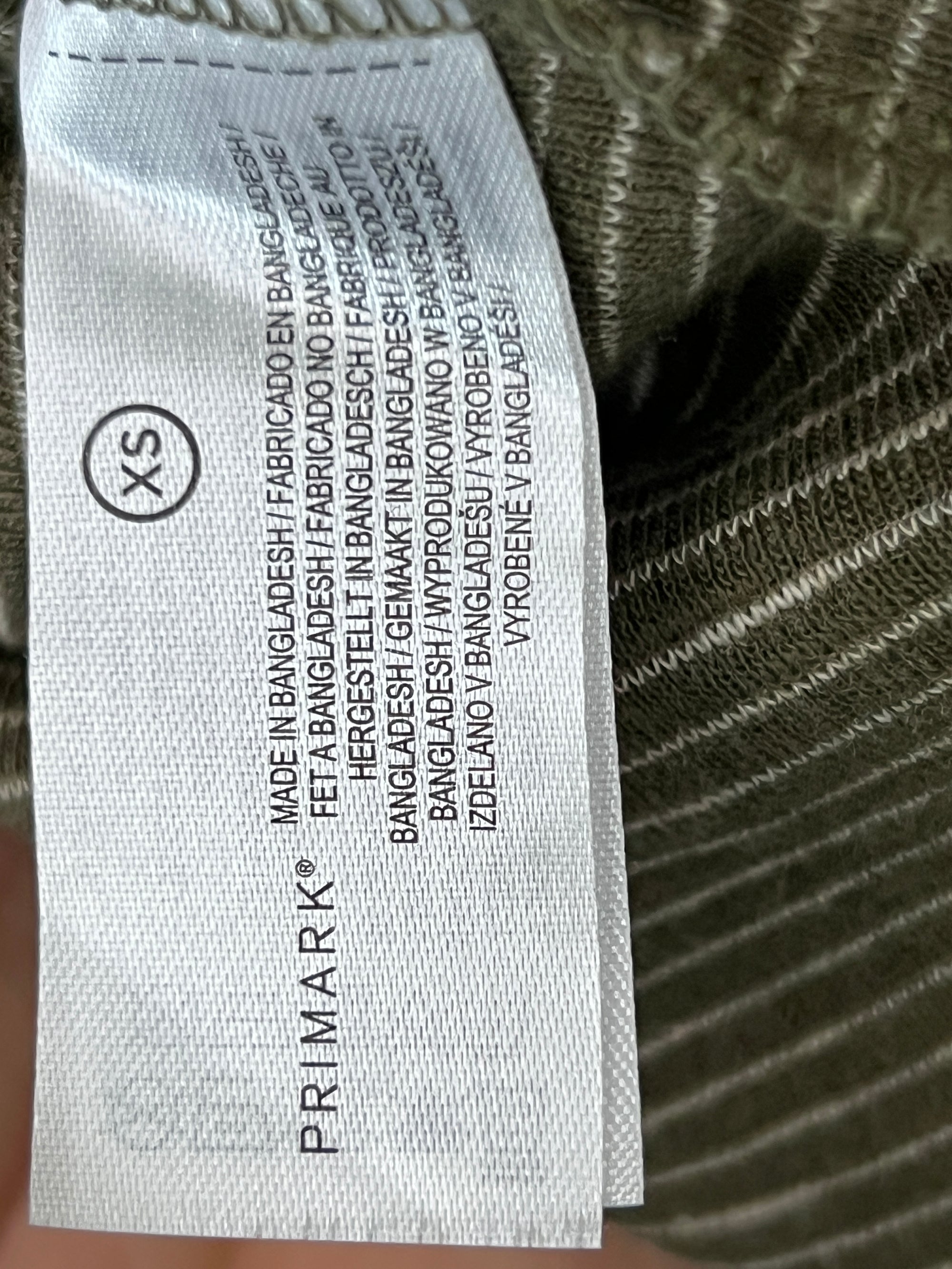 Primark® Small | Chest: 19.5" | Dark Olive | T-Shirt | 377 - Genuine Maal