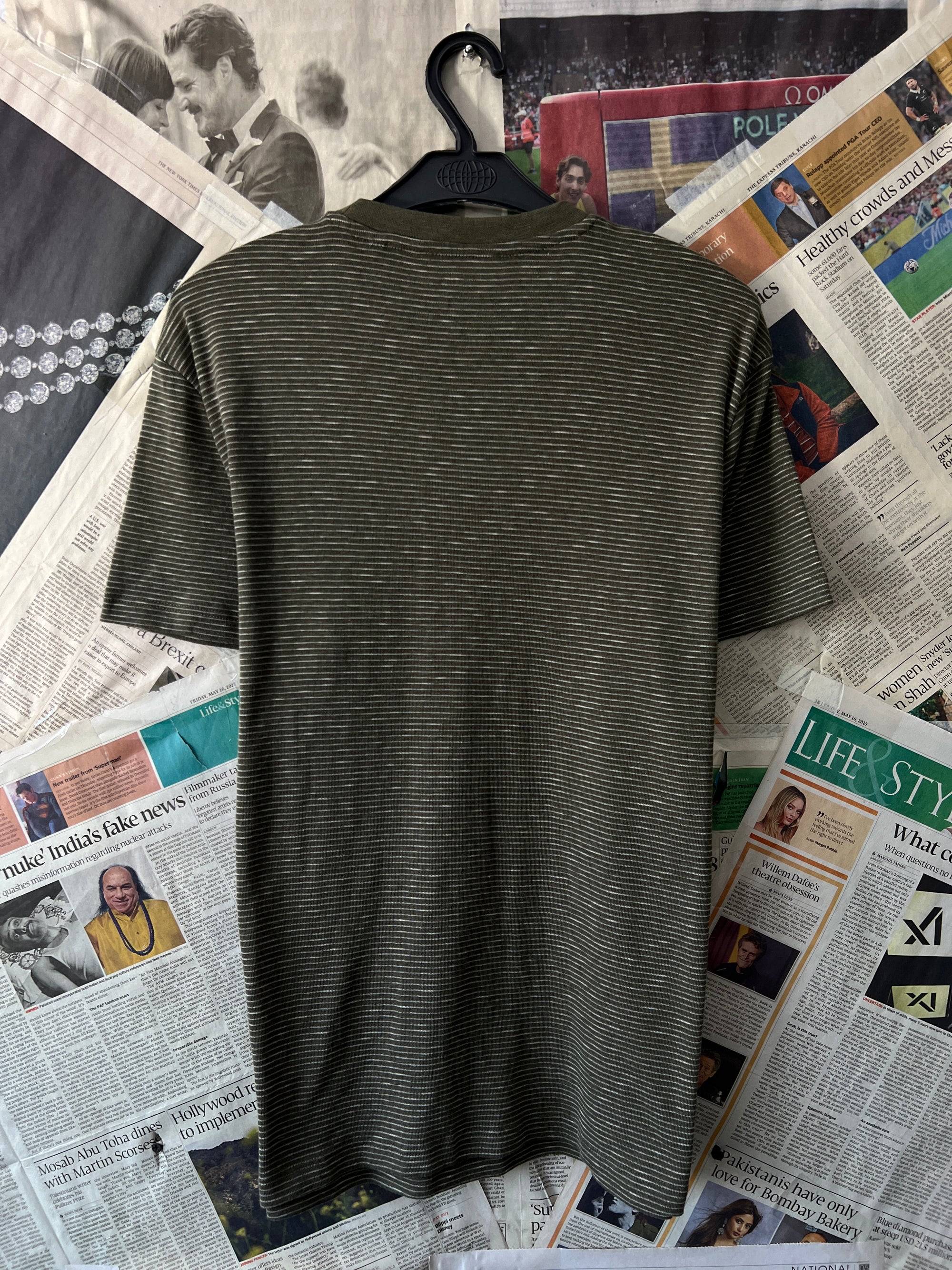 Primark® Small | Chest: 19.5" | Dark Olive | T-Shirt | 377 - Genuine Maal