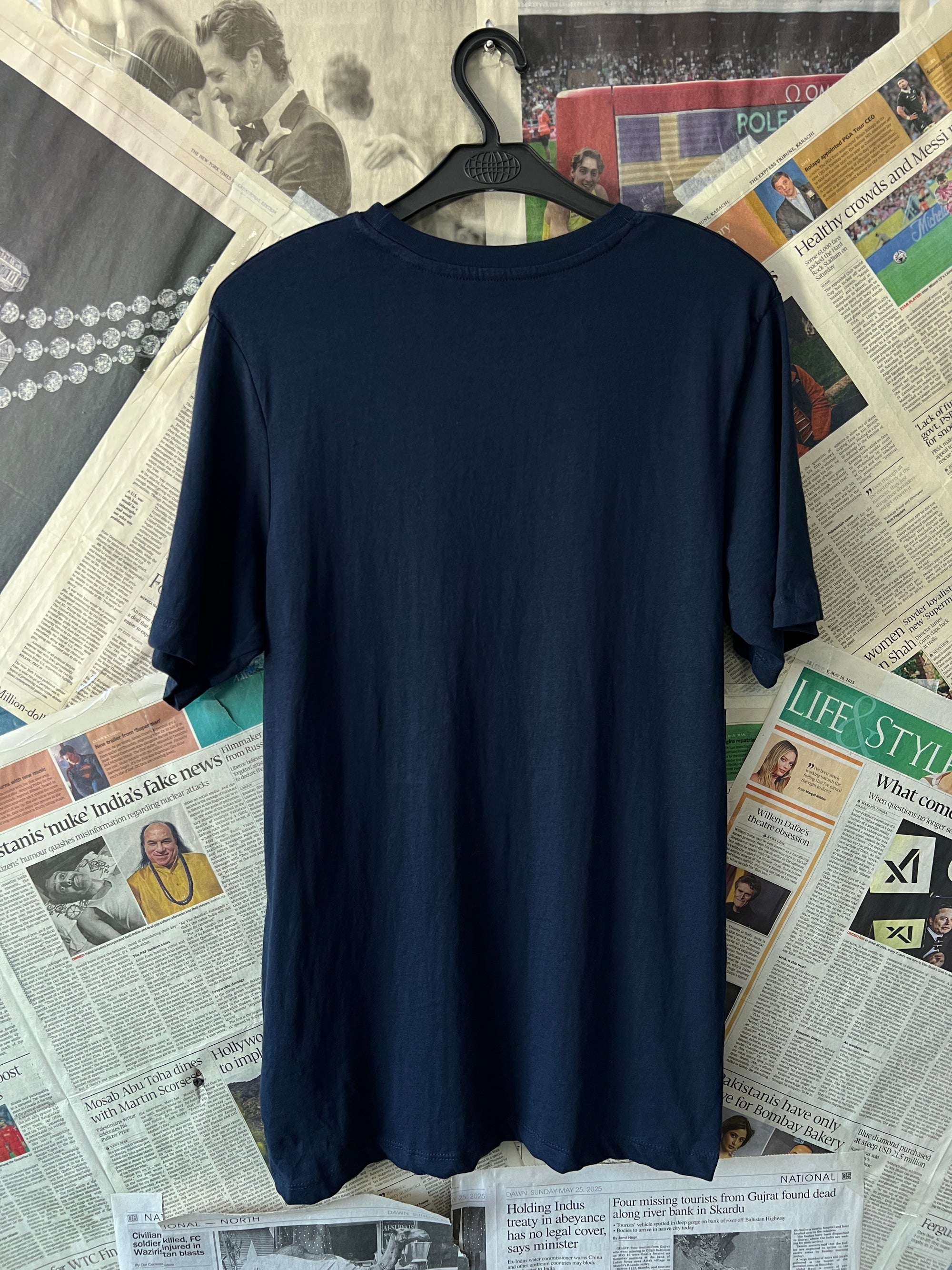 Jack & Jones® Small | Chest: 19" | Navy Blue | T-Shirt | 378 - Genuine Maal