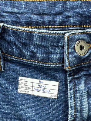 George® Waist: 36" | Blue | Loose Fit Denim Pants | Cotton - Elastane | 2390 - Genuine Maal