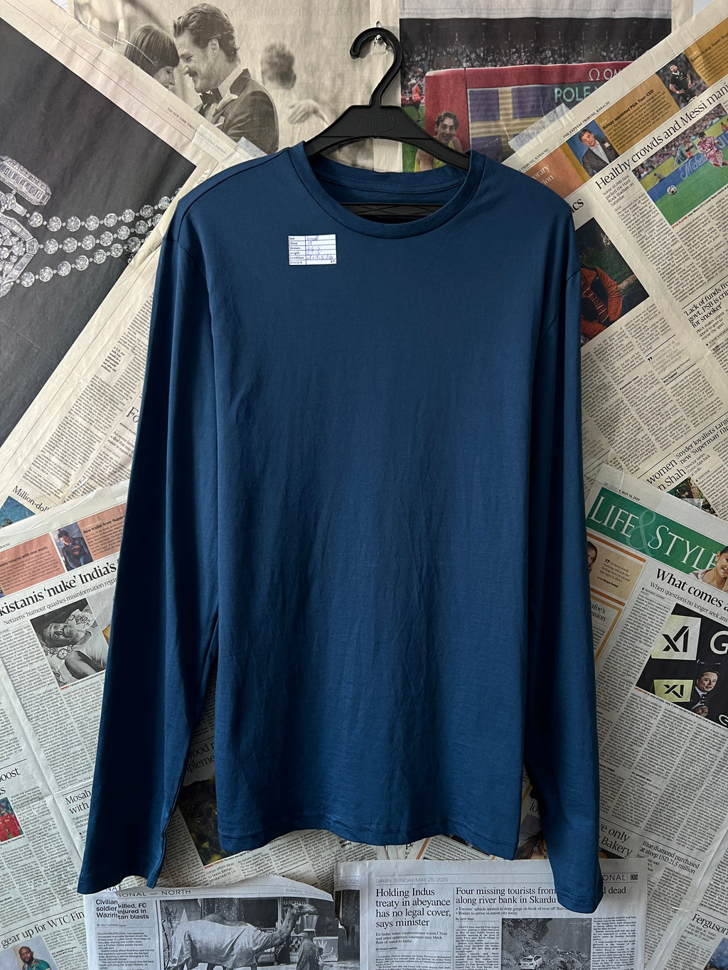 George® Small | Chest: 19" | Blue | Sweat Shirt | 375 - Genuine Maal