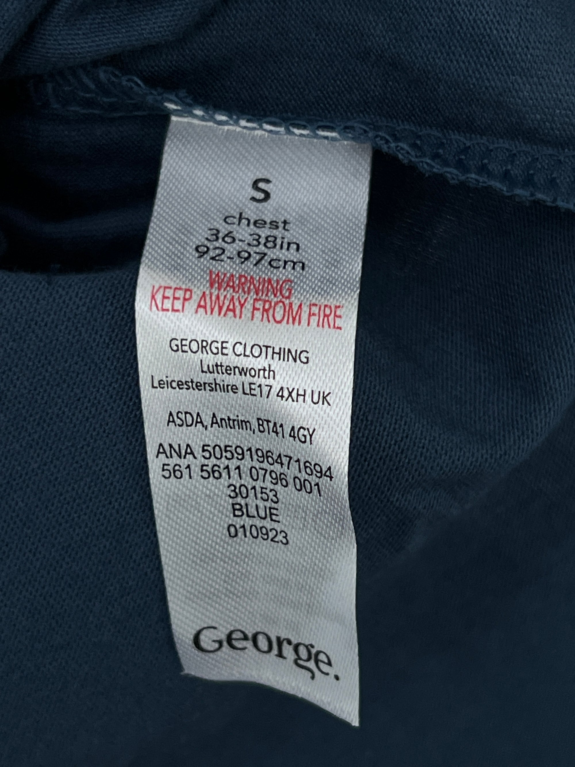 George® Small | Chest: 19" | Blue | Sweat Shirt | 375 - Genuine Maal