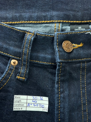 M&S® Waist: 30" to 32" | Blue | Skinny Fit Denim Pants | Cotton - Poly - Elastane | 2378 - Genuine Maal