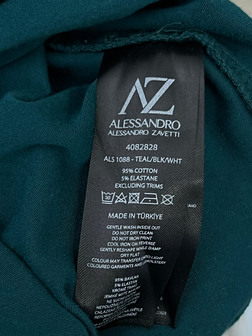 AZ® XS | Chest: 17.5" | Dark Cyan | T-Shirt | 372 - Genuine Maal