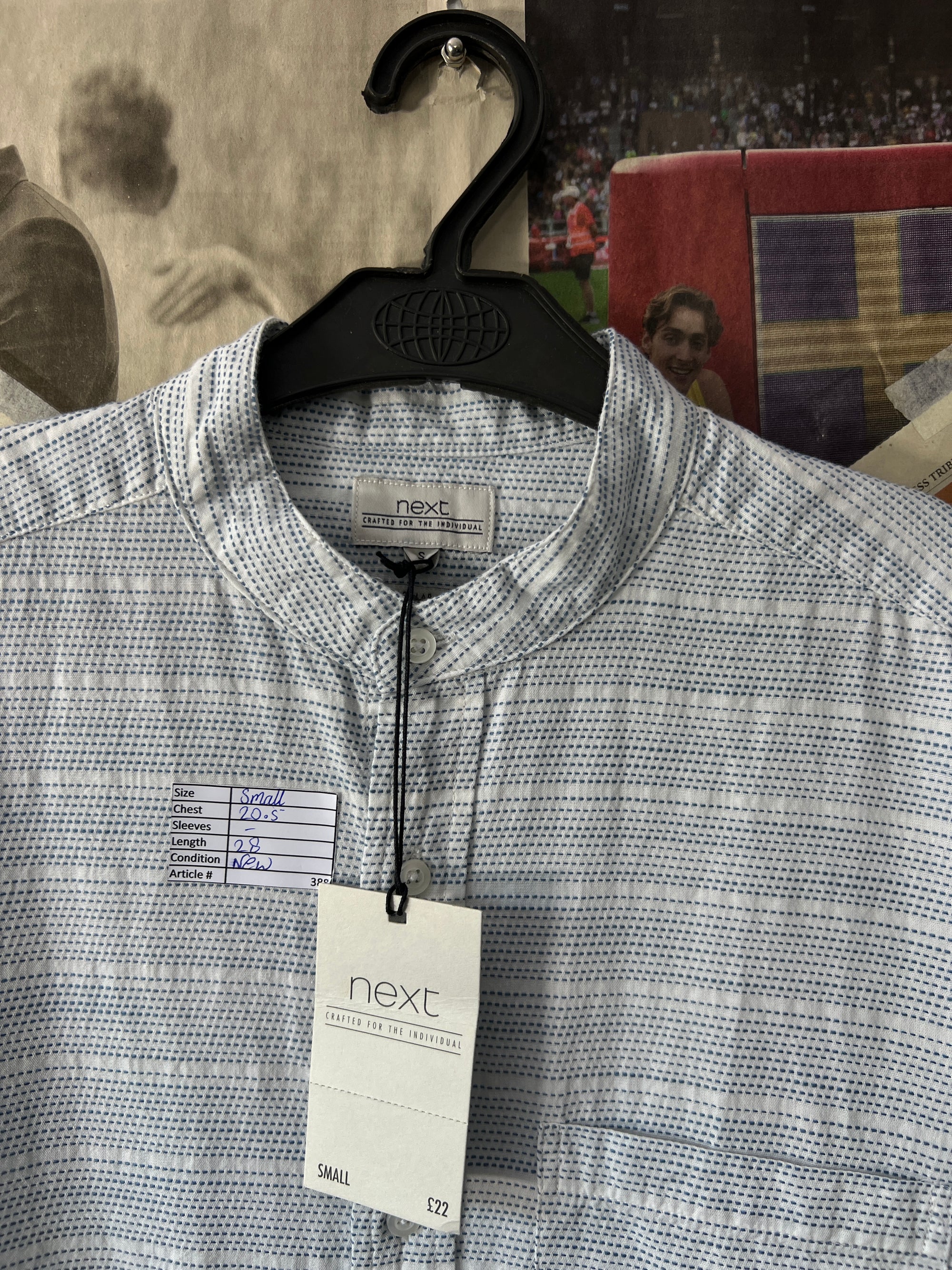 Next® Small | Chest: 20.5" | Grey | Shirt | 388 - Genuine Maal