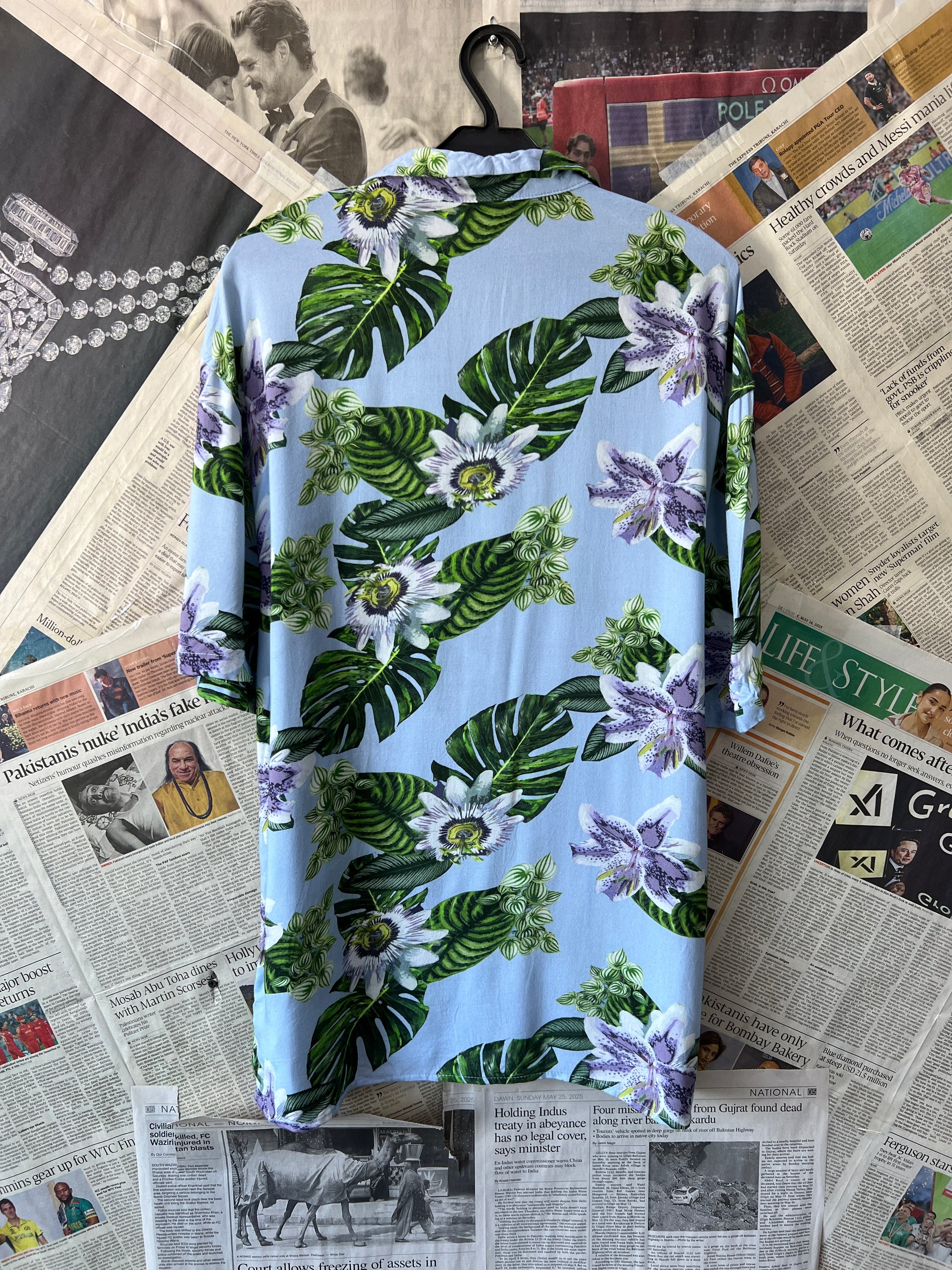 Divided® Small | Chest: 21" | Beach Pattern | Huawei | 392 - Genuine Maal