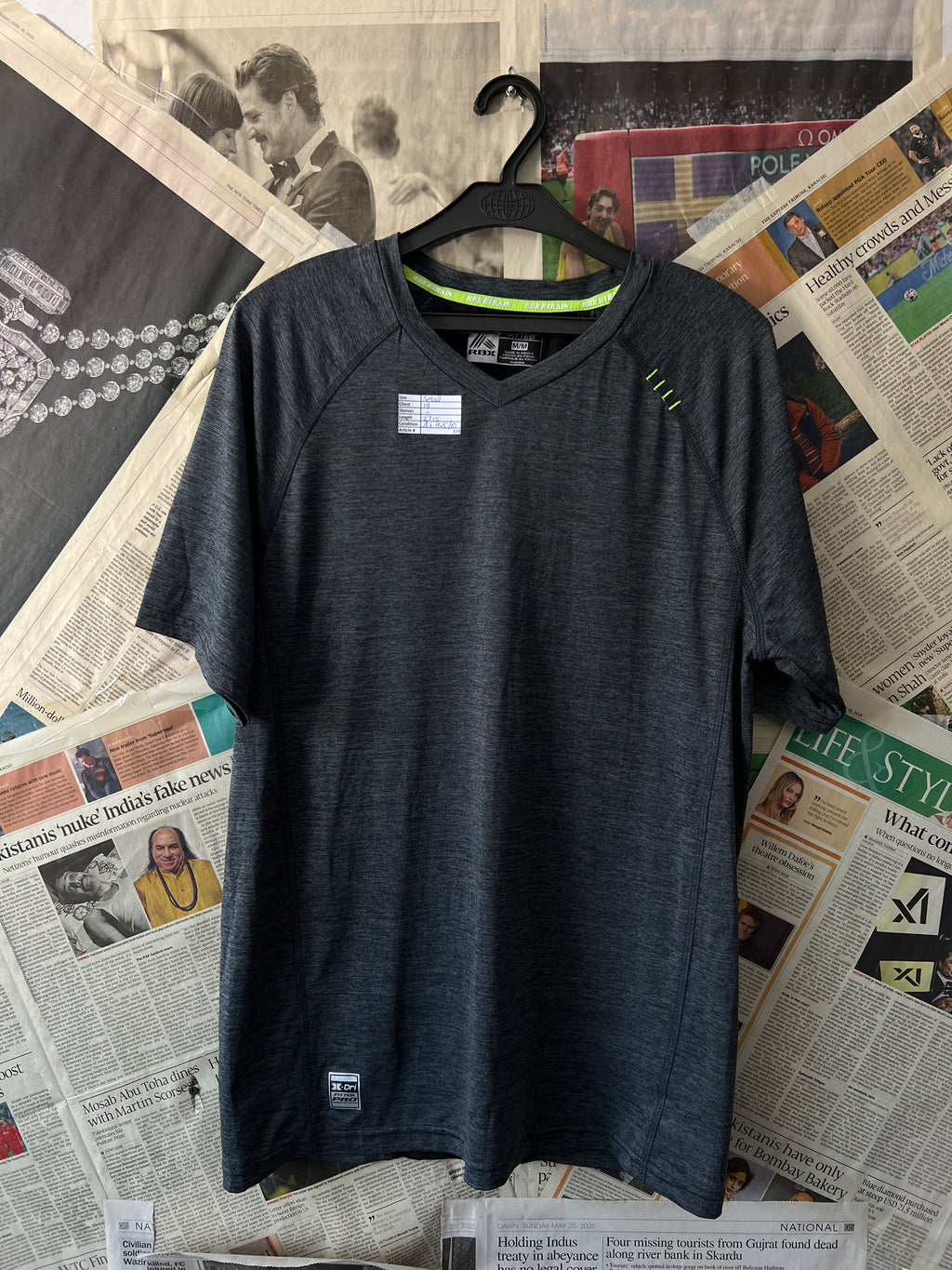 RBX® Small | Chest: 19" | Charcoal | T-Shirt | 373 - Genuine Maal