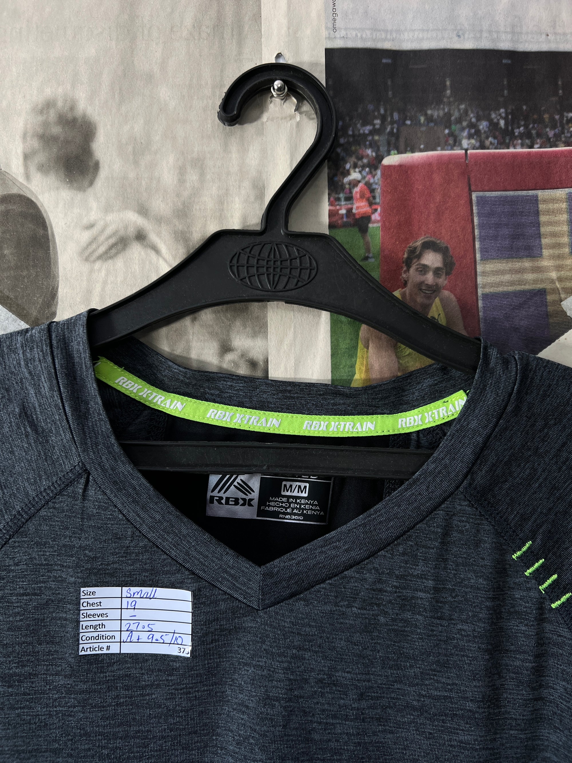 RBX® Small | Chest: 19" | Charcoal | T-Shirt | 373 - Genuine Maal