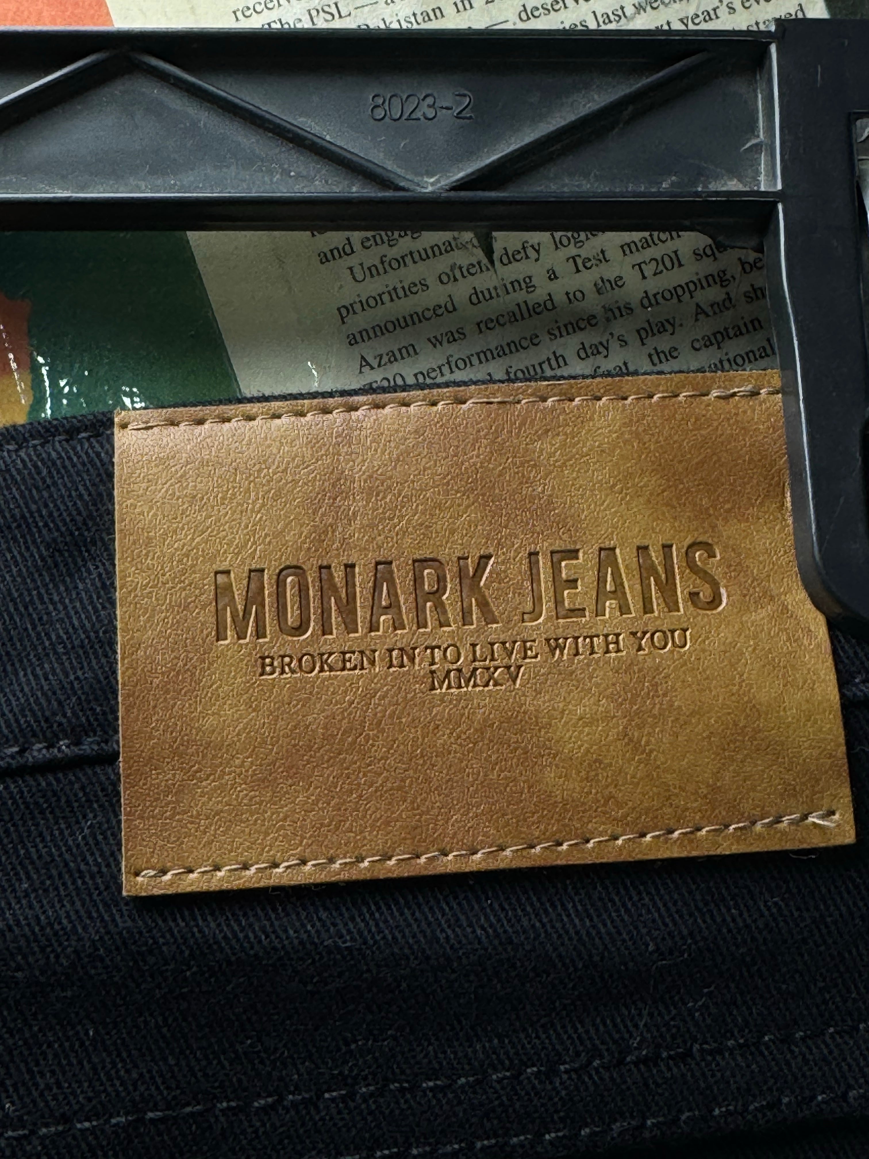 Monark® Waist: 32" | Black | Denim Pants | 2935 - Genuine Maal