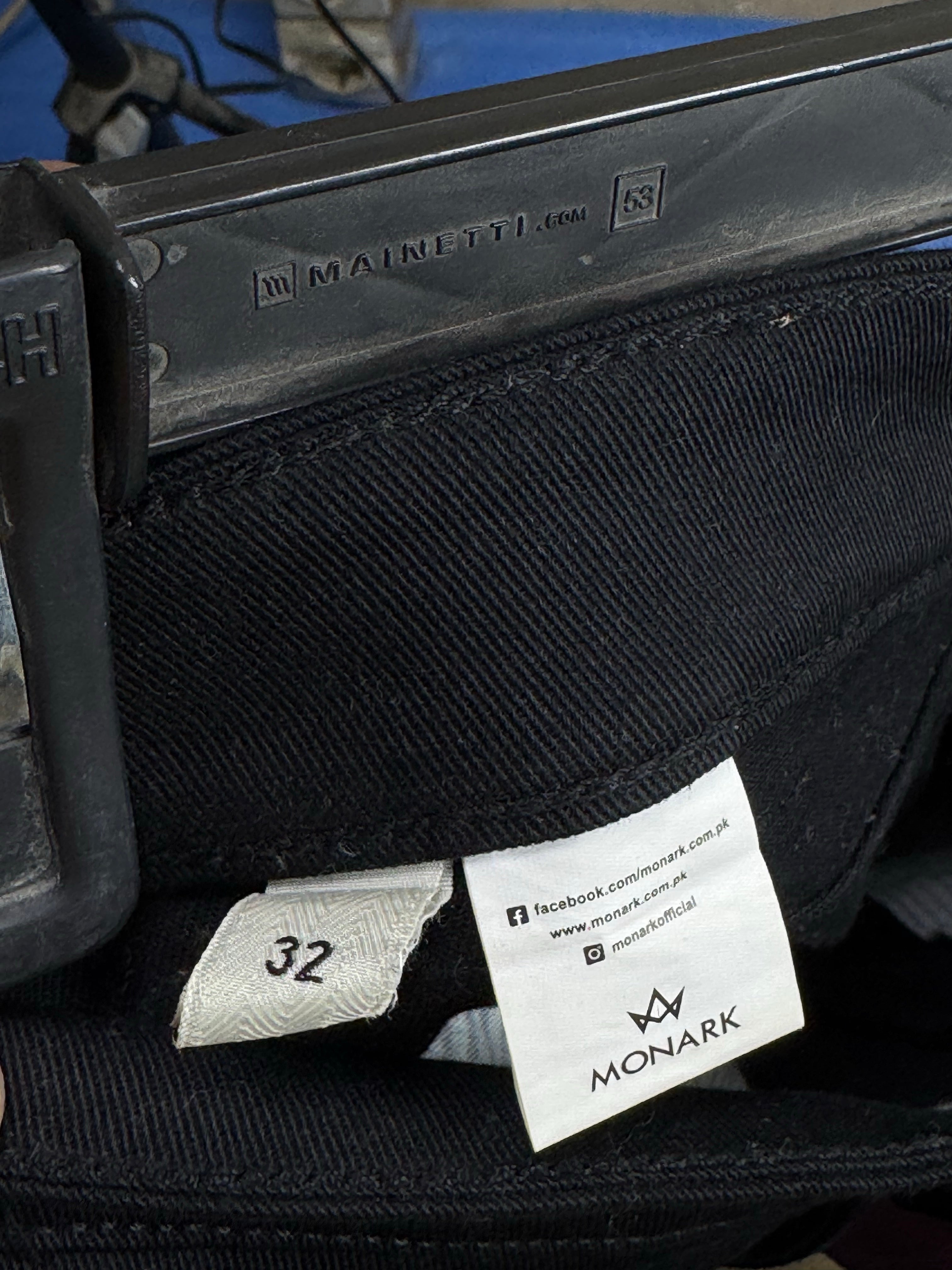 Monark® Waist: 32" | Black | Denim Pants | 2935 - Genuine Maal