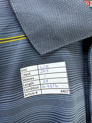 Grandslam® L/XL | Chest: 24.5" | Stripe | Golf Polo | Polyester | 4407 - Genuine Maal