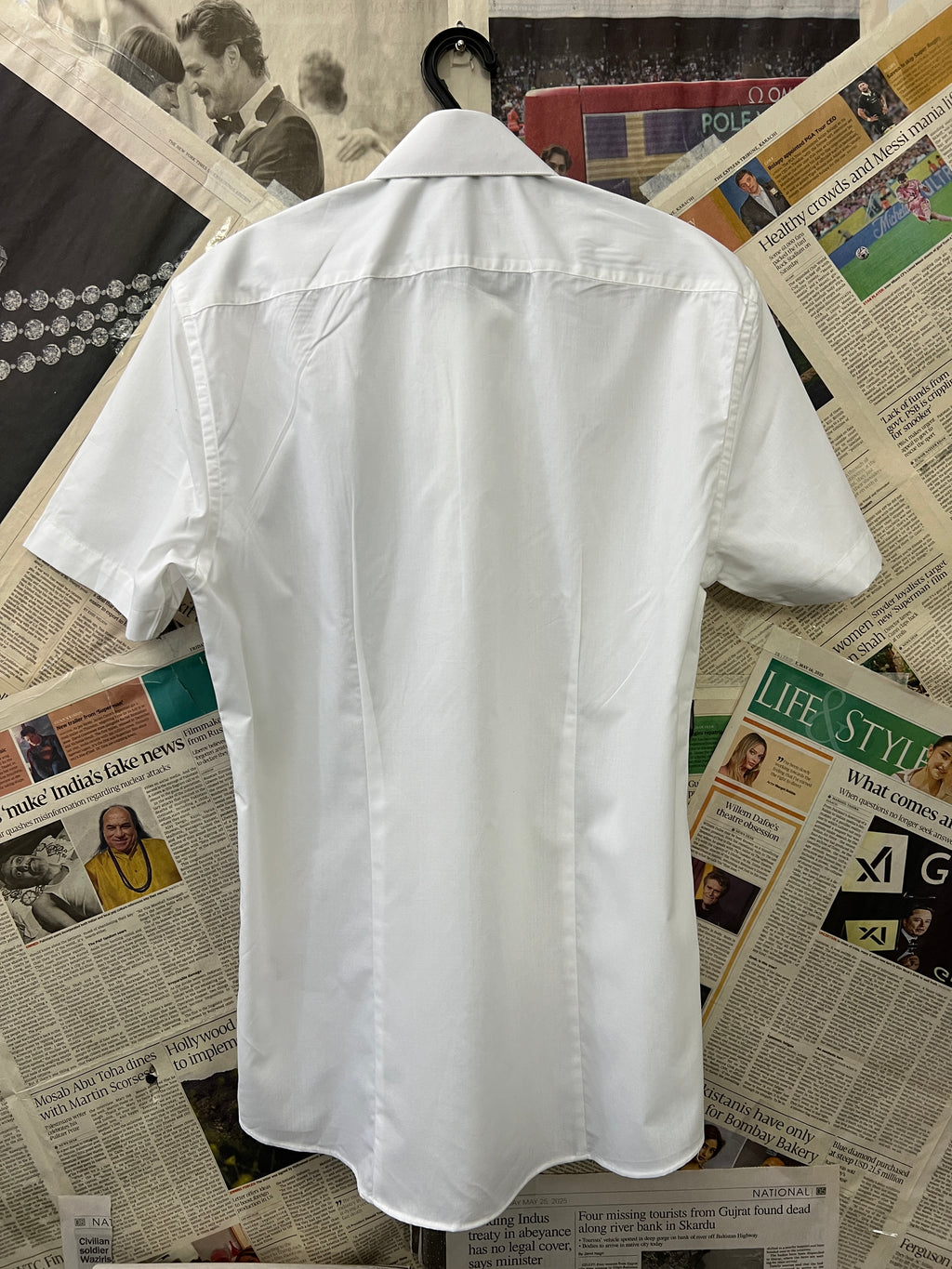 Primark® Small | Chest: 19.5" | White | Shirt | 393 - Genuine Maal