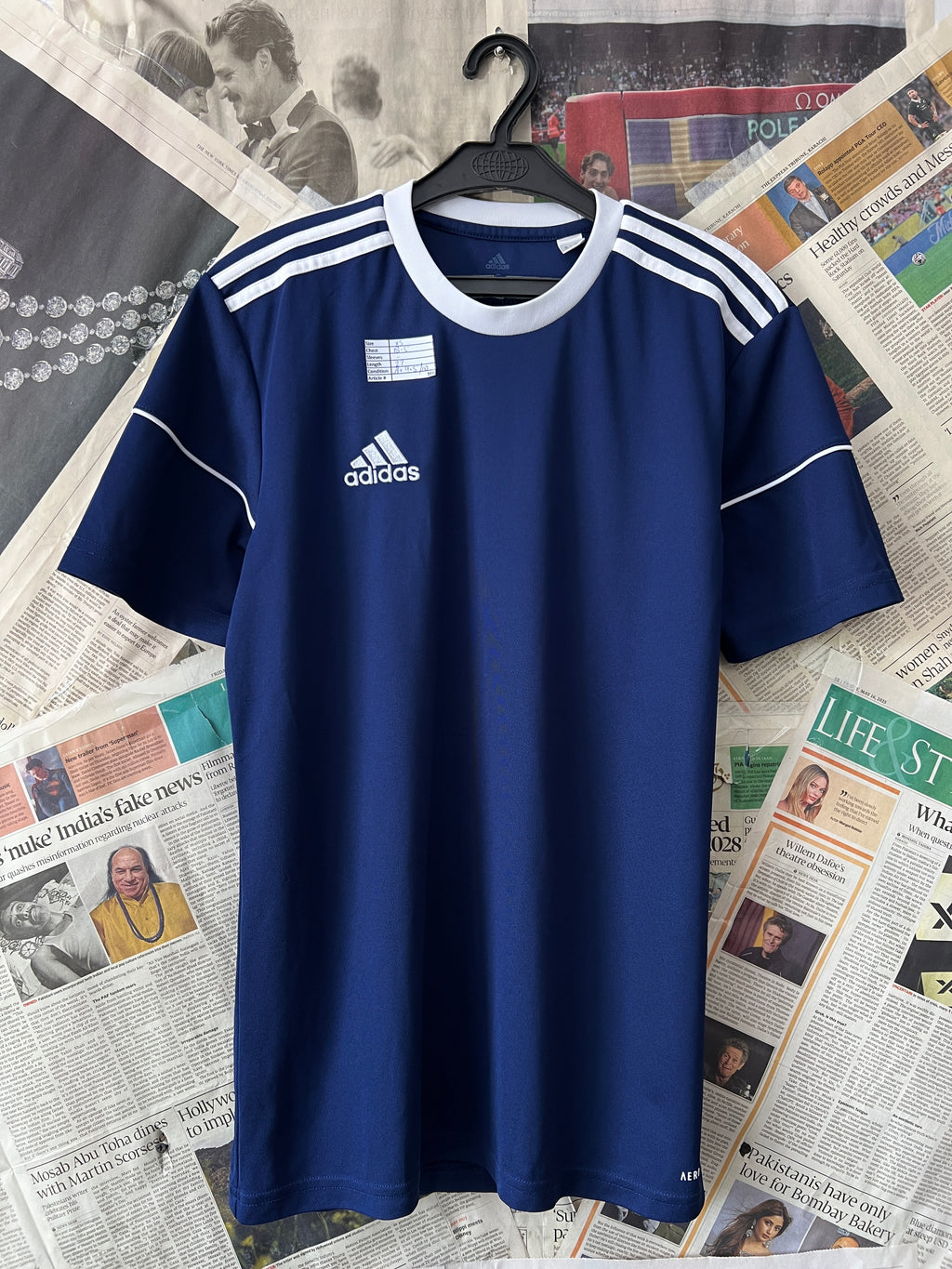 Ad*das® XS | Chest: 18.5" | Blue | T-Shirt | 381 - Genuine Maal