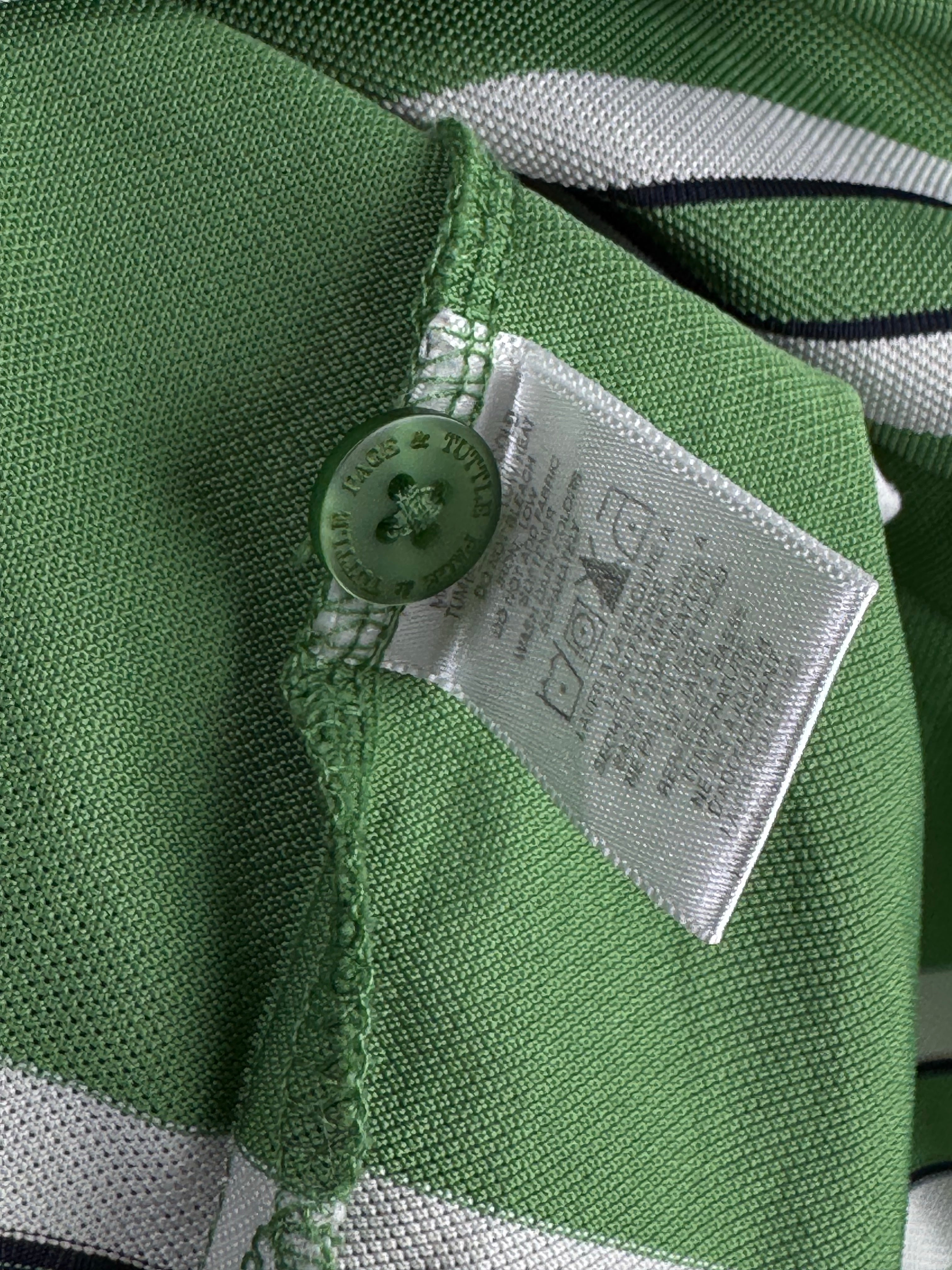 Page & Tuttle® Large | Chest: 24" | Green | Golf Polo | Polyester | 4612 - Genuine Maal