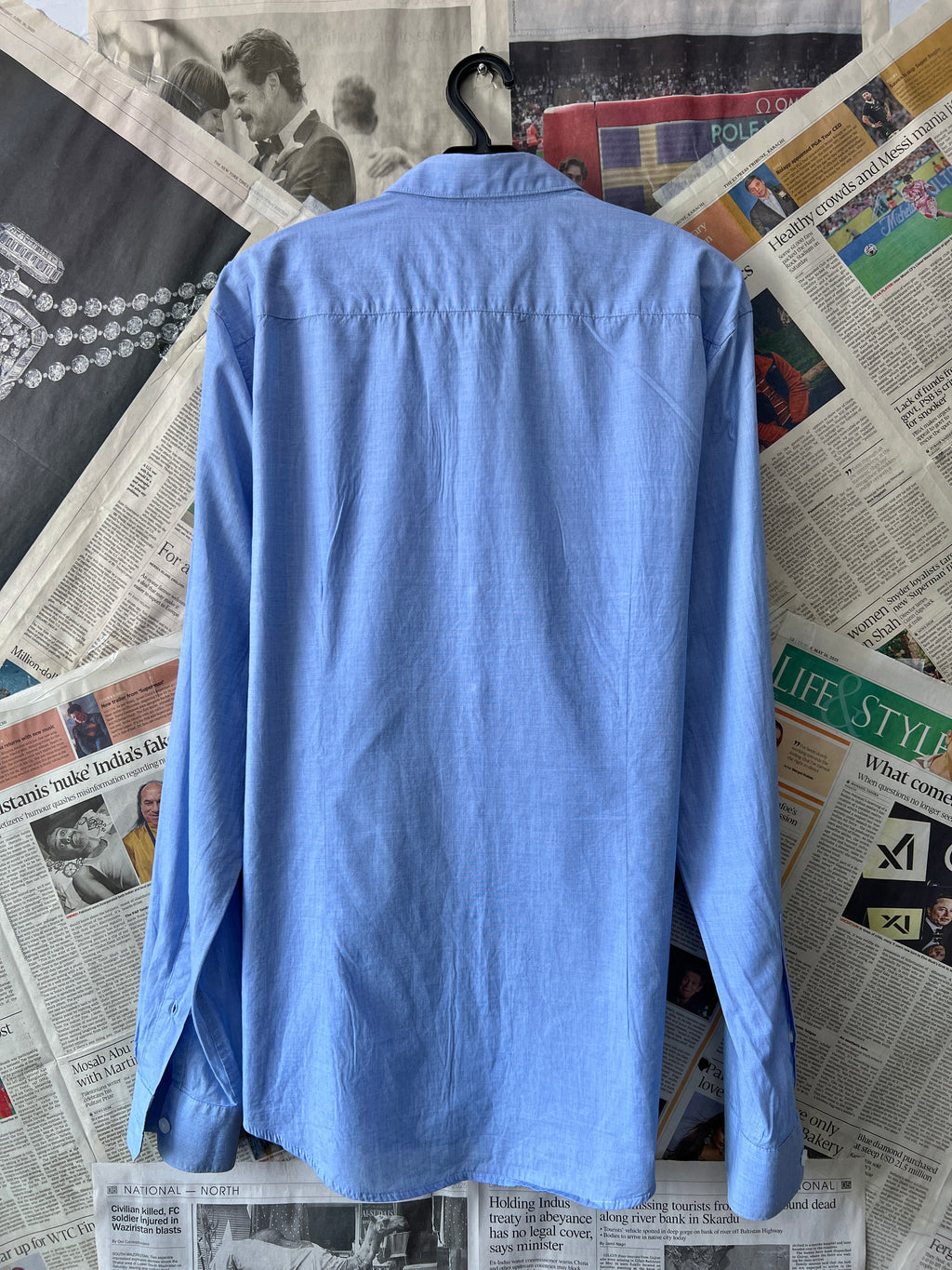 Casual Friday® Small | Chest: 21" | Blue | Shirt | 620 - Genuine Maal