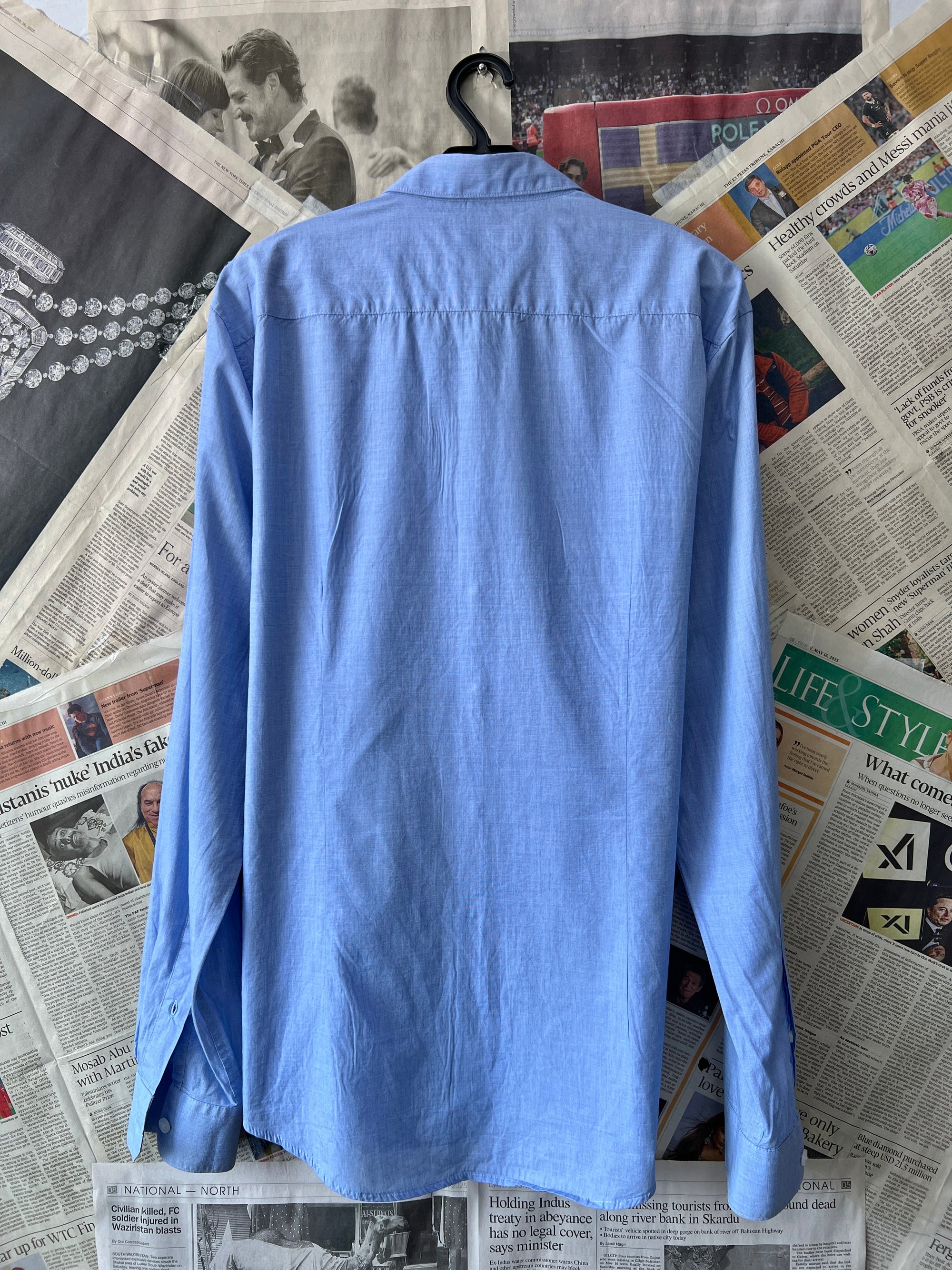 Casual Friday® Small | Chest: 21" | Blue | Shirt | 620 - Genuine Maal