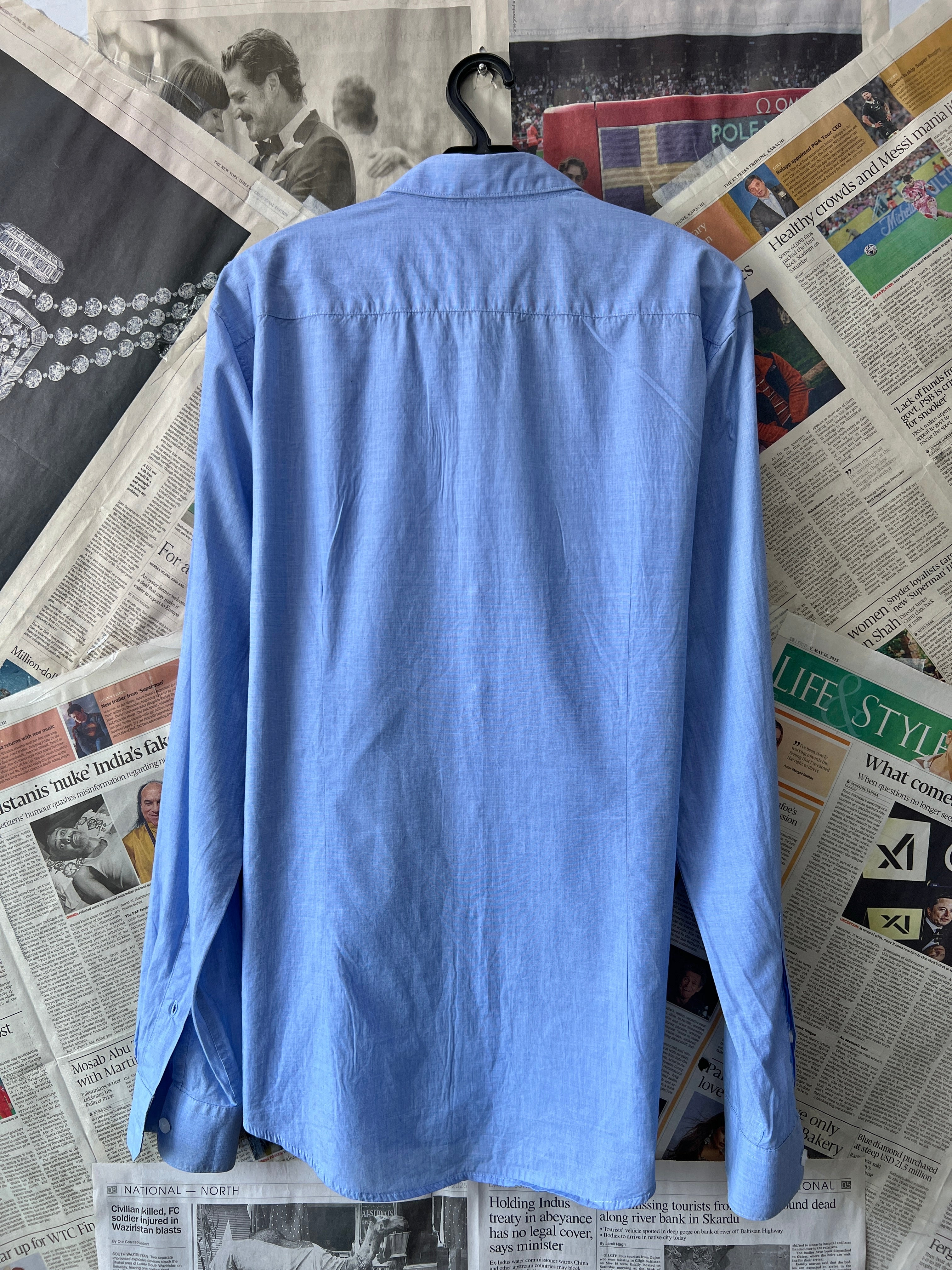 Casual Friday® Small | Chest: 21" | Blue | Shirt | 620 - Genuine Maal