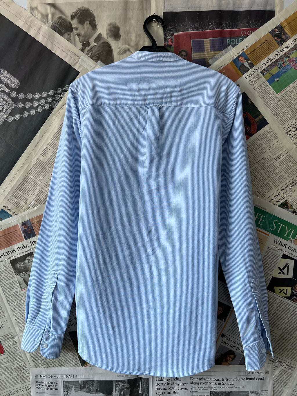 Primark® XS | Chest: 18.5" | Blue | Shirt | 626 - Genuine Maal