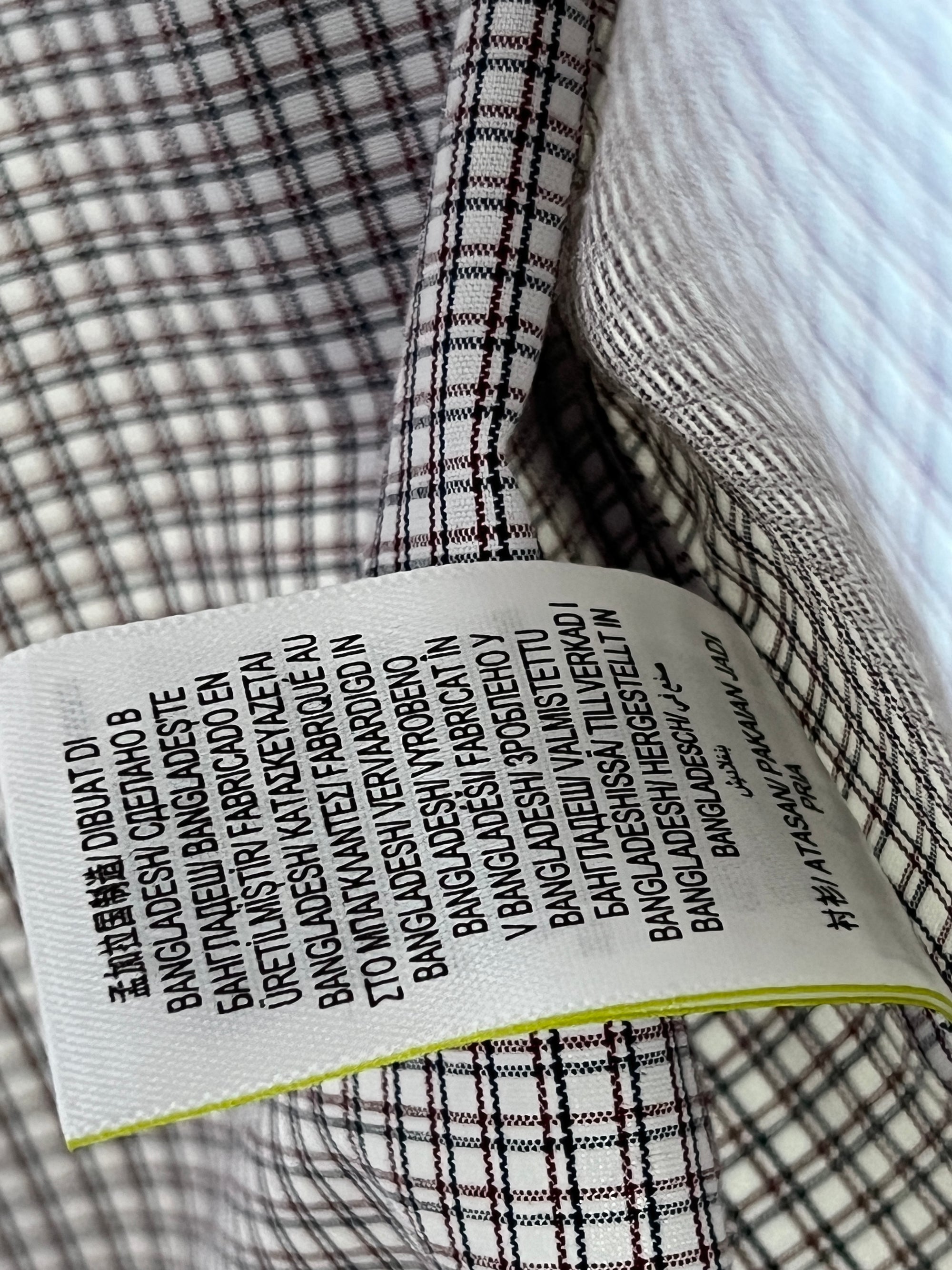 M&S® XL | Chest: 25" | Check | Shirt | 635 - Genuine Maal