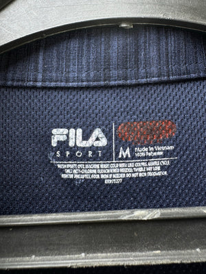 FILA® Medium | Chest: 21.5" | Blue | Golf Polo | Polyester | 4583 - Genuine Maal