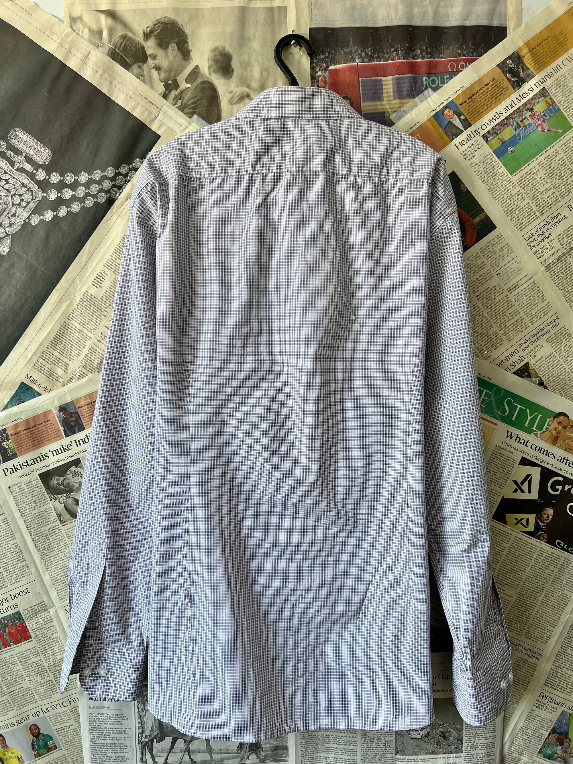 M&S® XL | Chest: 25" | Check | Shirt | 635 - Genuine Maal