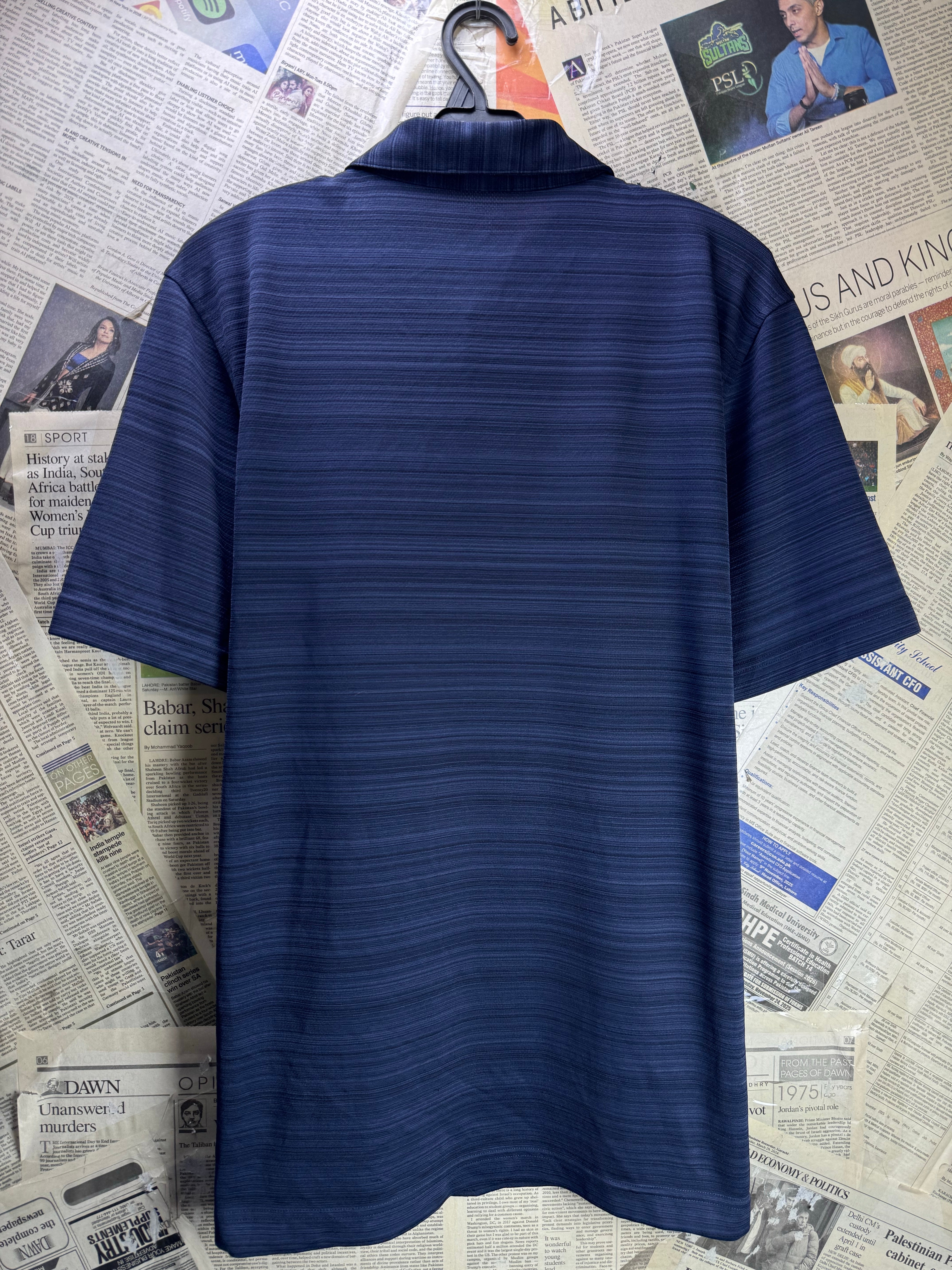 FILA® Medium | Chest: 21.5" | Blue | Golf Polo | Polyester | 4583 - Genuine Maal
