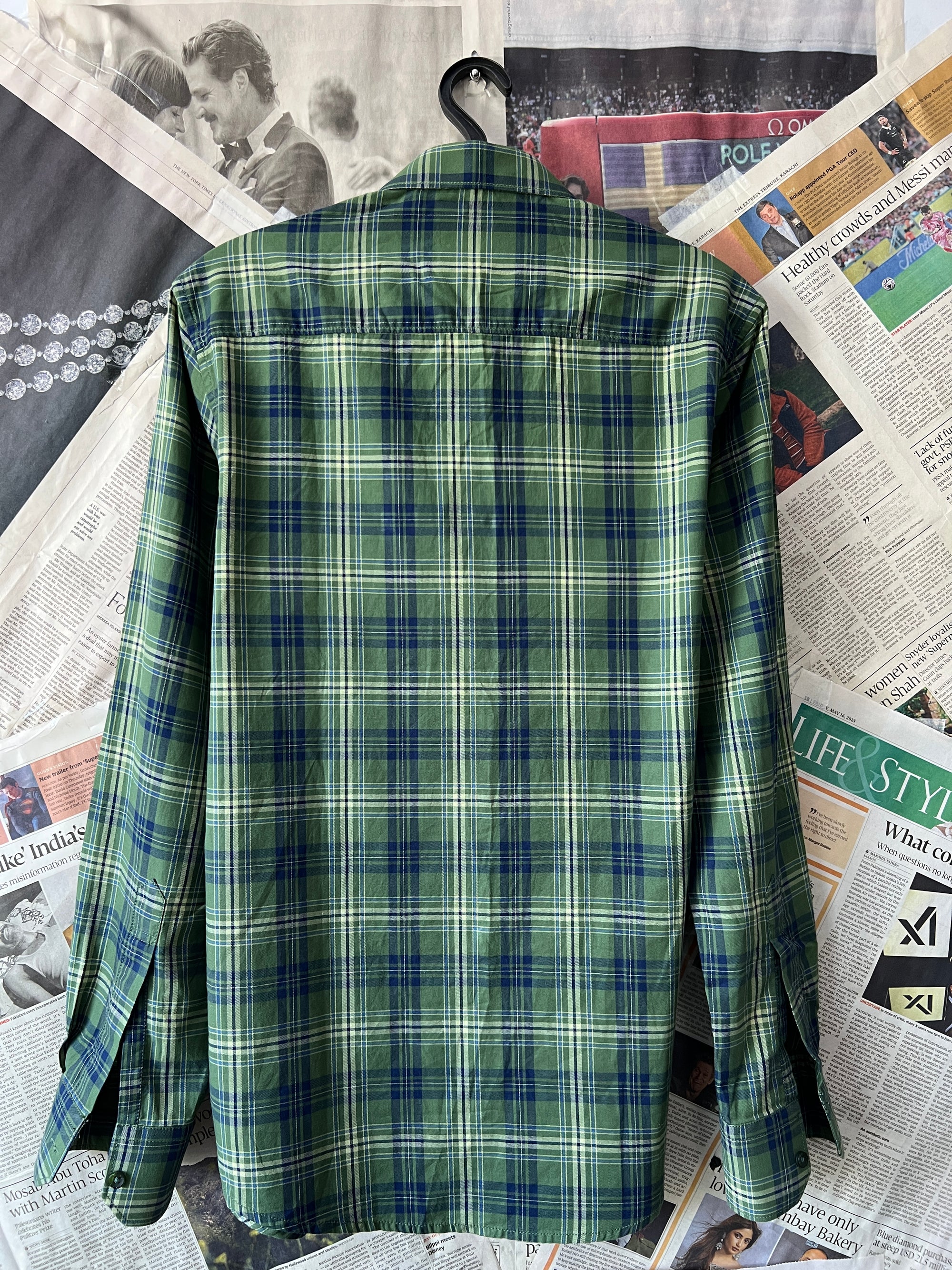 Easy Fashion® Small | Chest: 19" | Green | Shirt | 633 - Genuine Maal