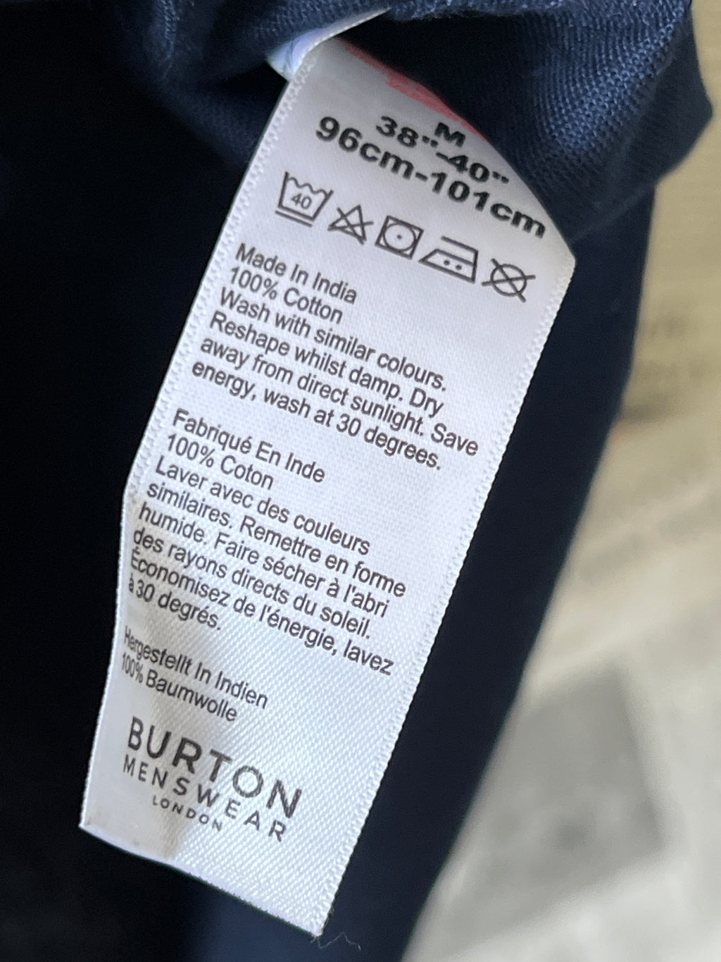 Burton® Small | Chest: 20.5" | Navy Blue | Shirt | 643 - Genuine Maal