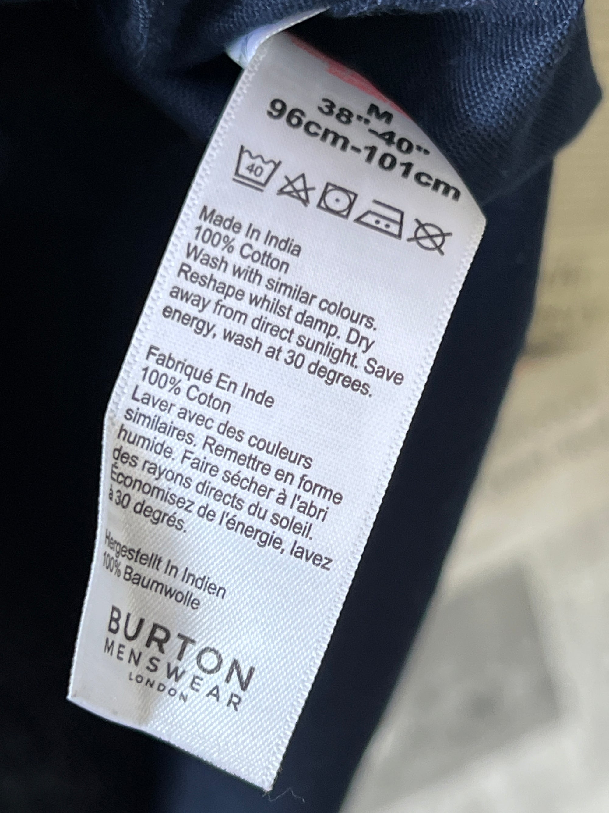 Burton® Small | Chest: 20.5" | Navy Blue | Shirt | 643 - Genuine Maal