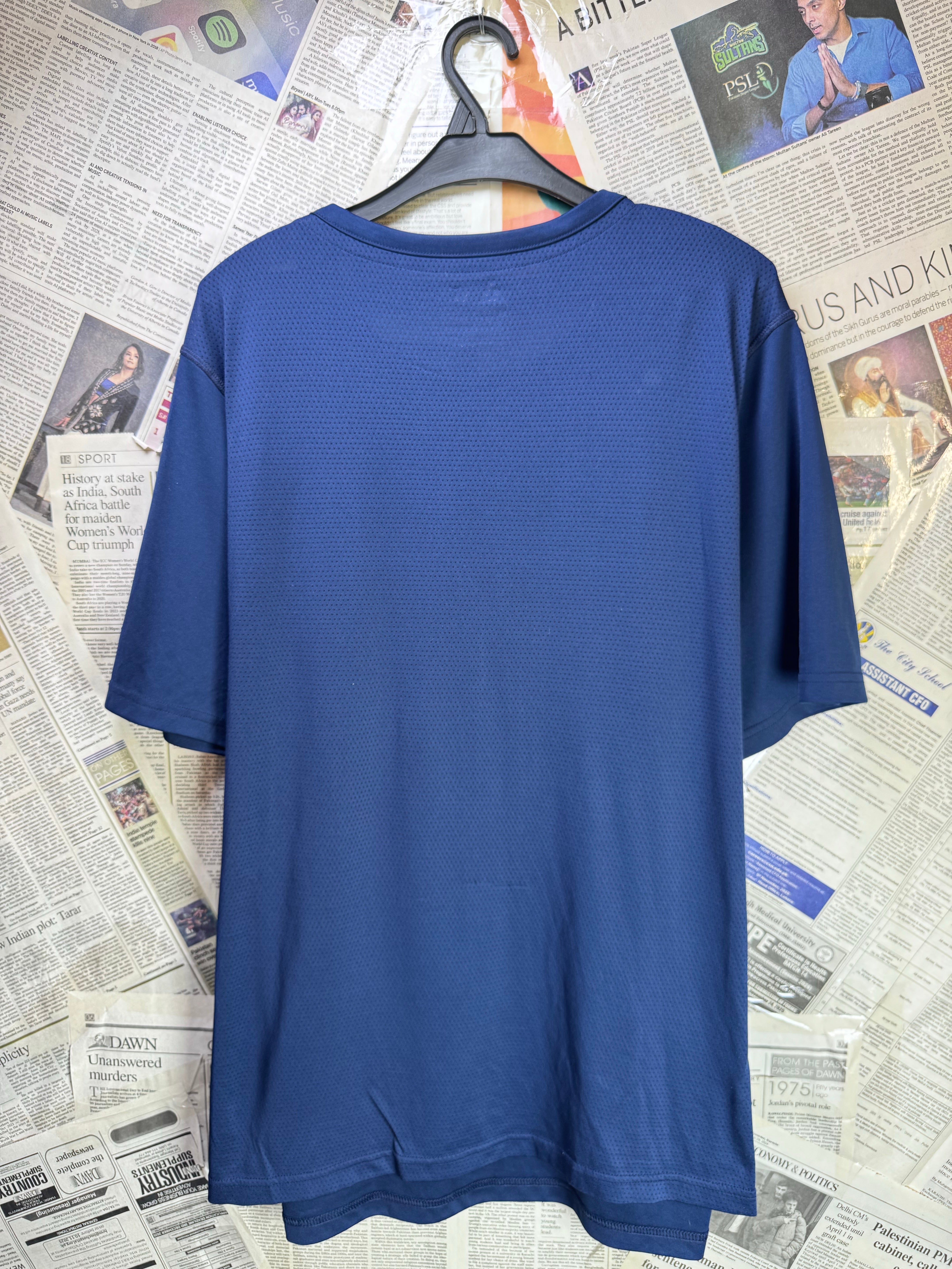 Reeb*k® L/XL | Chest: 24.5" | Blue | Sports T-Shirt | 3612 - Genuine Maal