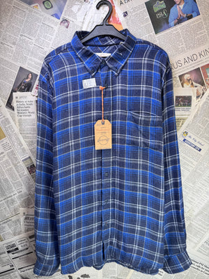 Weatherproof® XL | Chest: 25.5" | Blue Check | Shirt | Rayon - Poly | 3620 - Genuine Maal