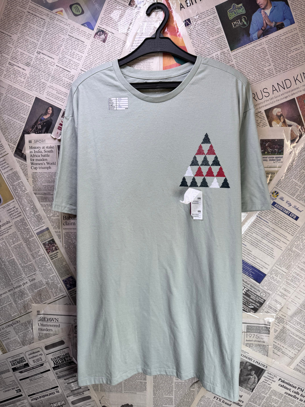 Goodfellow® XXL | Chest: 26.5"| Light Cucumber | T-Shirt | Cotton | 3590 - Genuine Maal