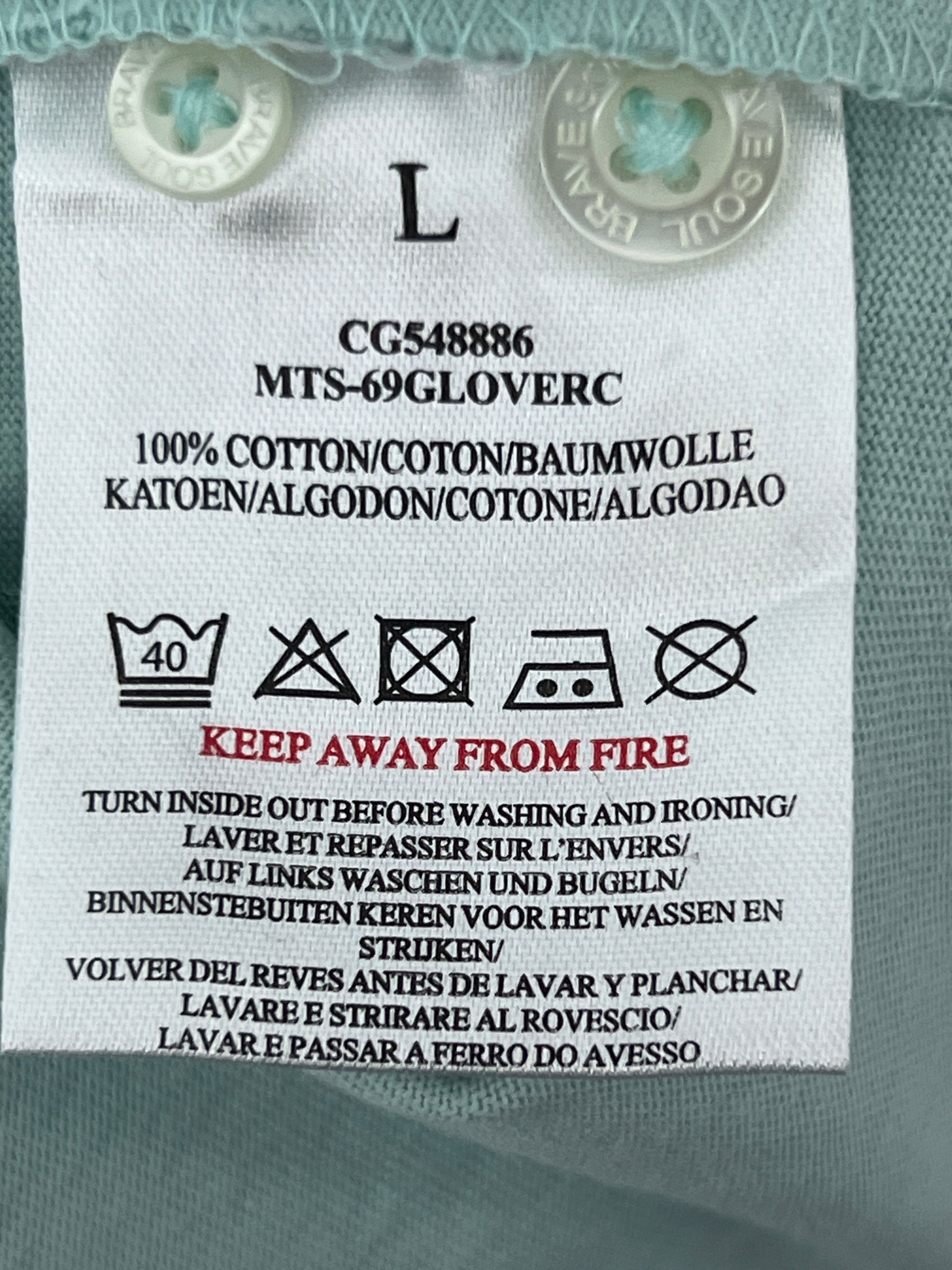 Brave Soul® Small | Chest: 21" | Cyan | Polo | 648 - Genuine Maal