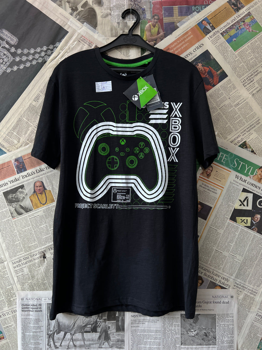 Tu x XBOX® Small | Chest: 21" | Black | T-Shirt | 624 - Genuine Maal