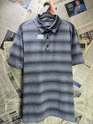 Member's Mark® Medium | Chest: 22.5" | Private Black - Silver | Golf Polo | Poly - Spandex | 4798 - Genuine Maal