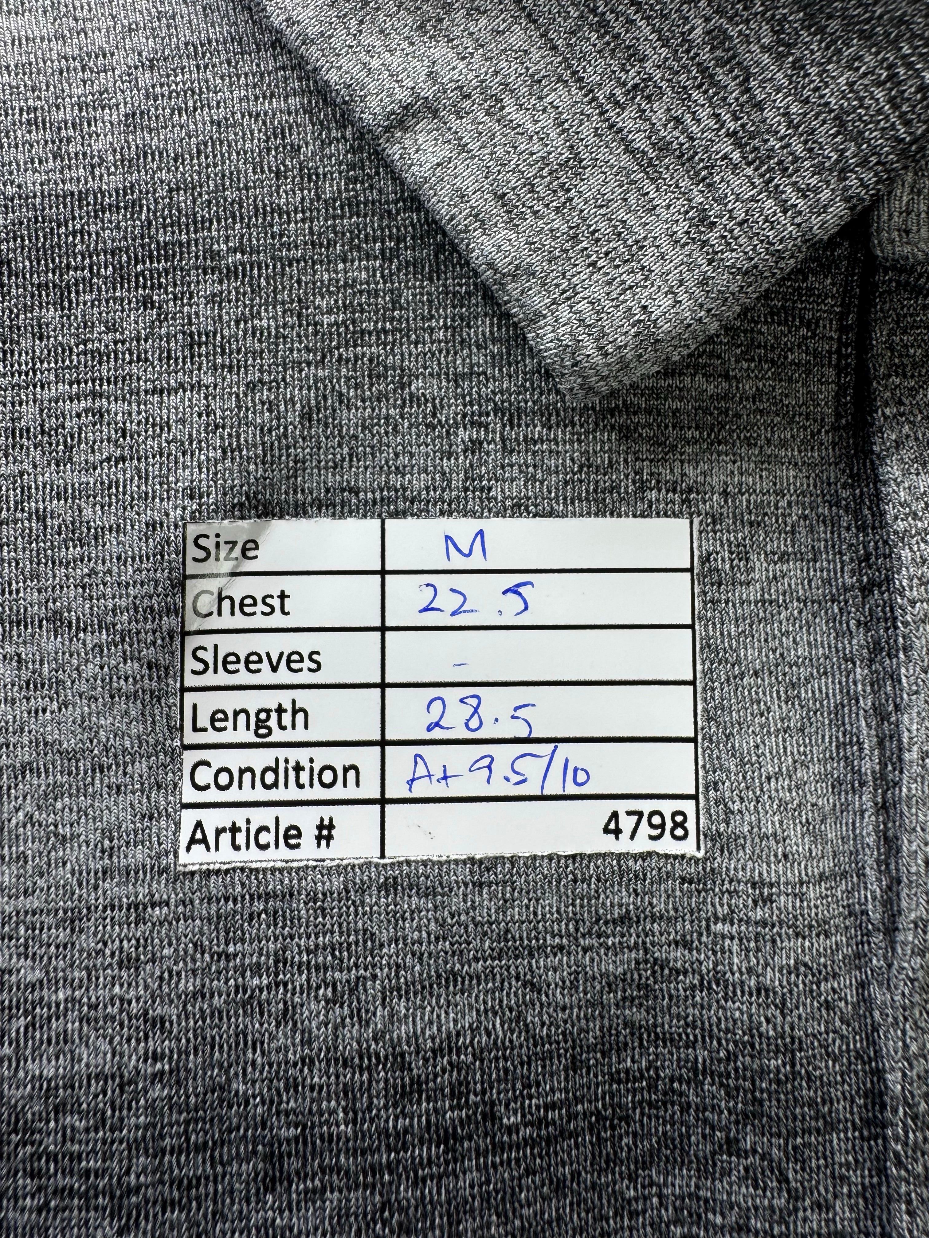 Member's Mark® Medium | Chest: 22.5" | Private Black - Silver | Golf Polo | Poly - Spandex | 4798 - Genuine Maal