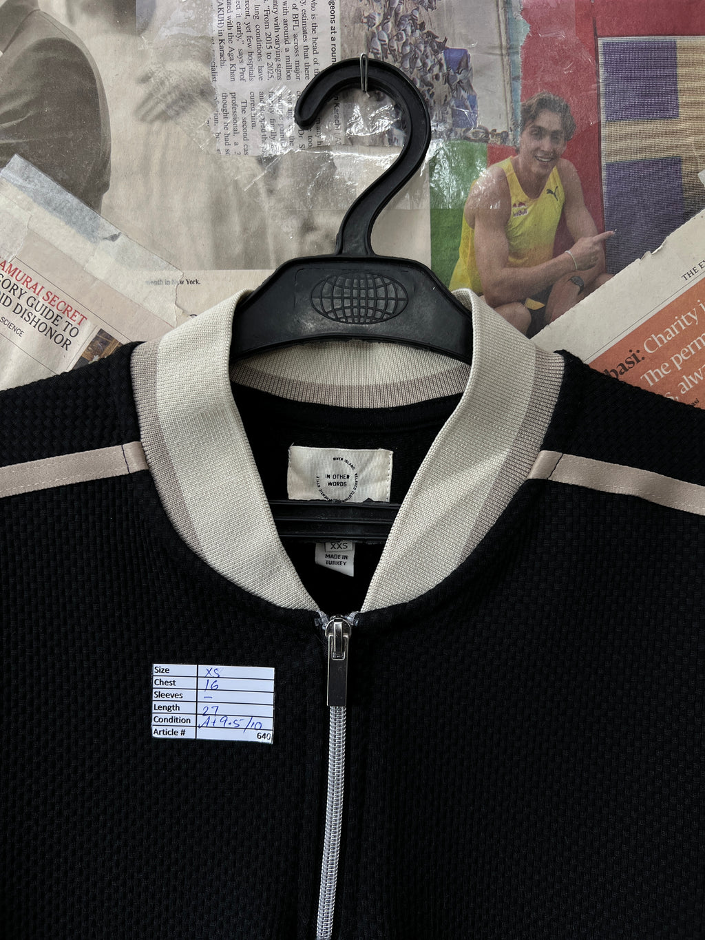 River Island® XS | Chest: 16" | Black | Polo | 640 - Genuine Maal