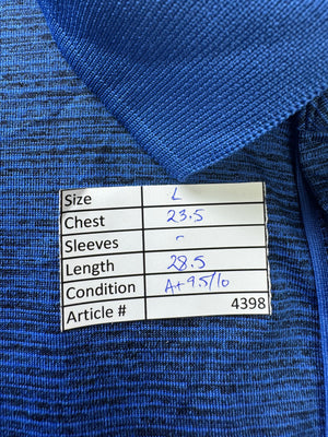 Apt9® Large | Chest: 23.5" | Blue | Golf Polo | Polyester | 4398 - Genuine Maal