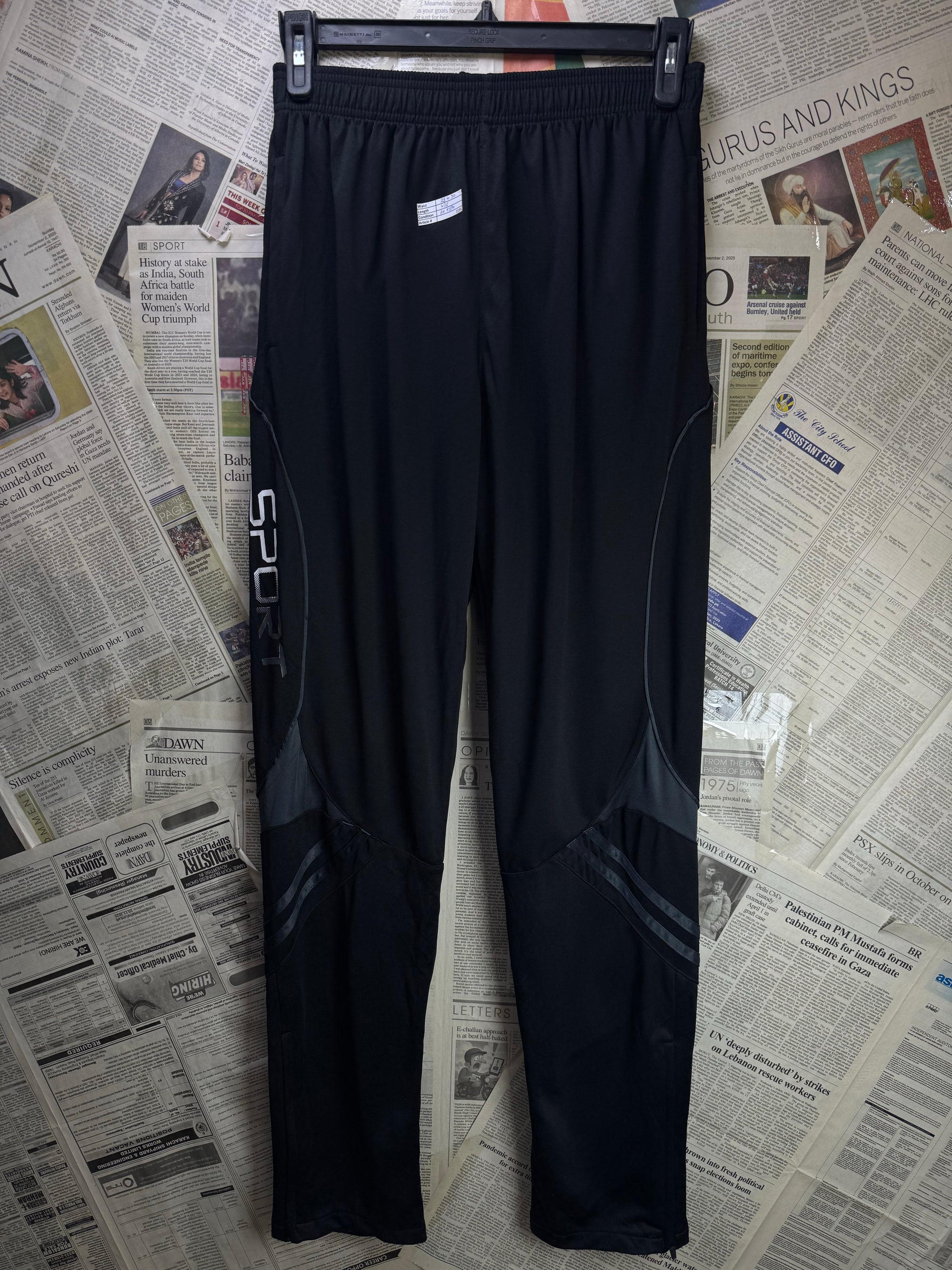 Shein® Waist: 28" to 30" | Black | Training Trouser | Poly | 1191 - Genuine Maal