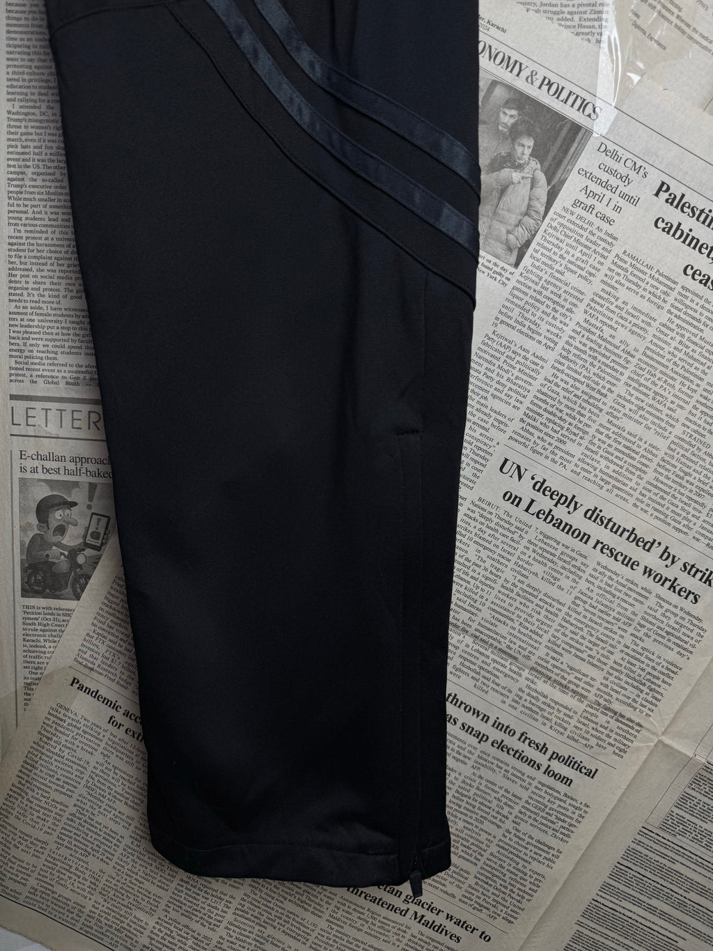 Shein® Waist: 28" to 30" | Black | Training Trouser | Poly | 1191 - Genuine Maal