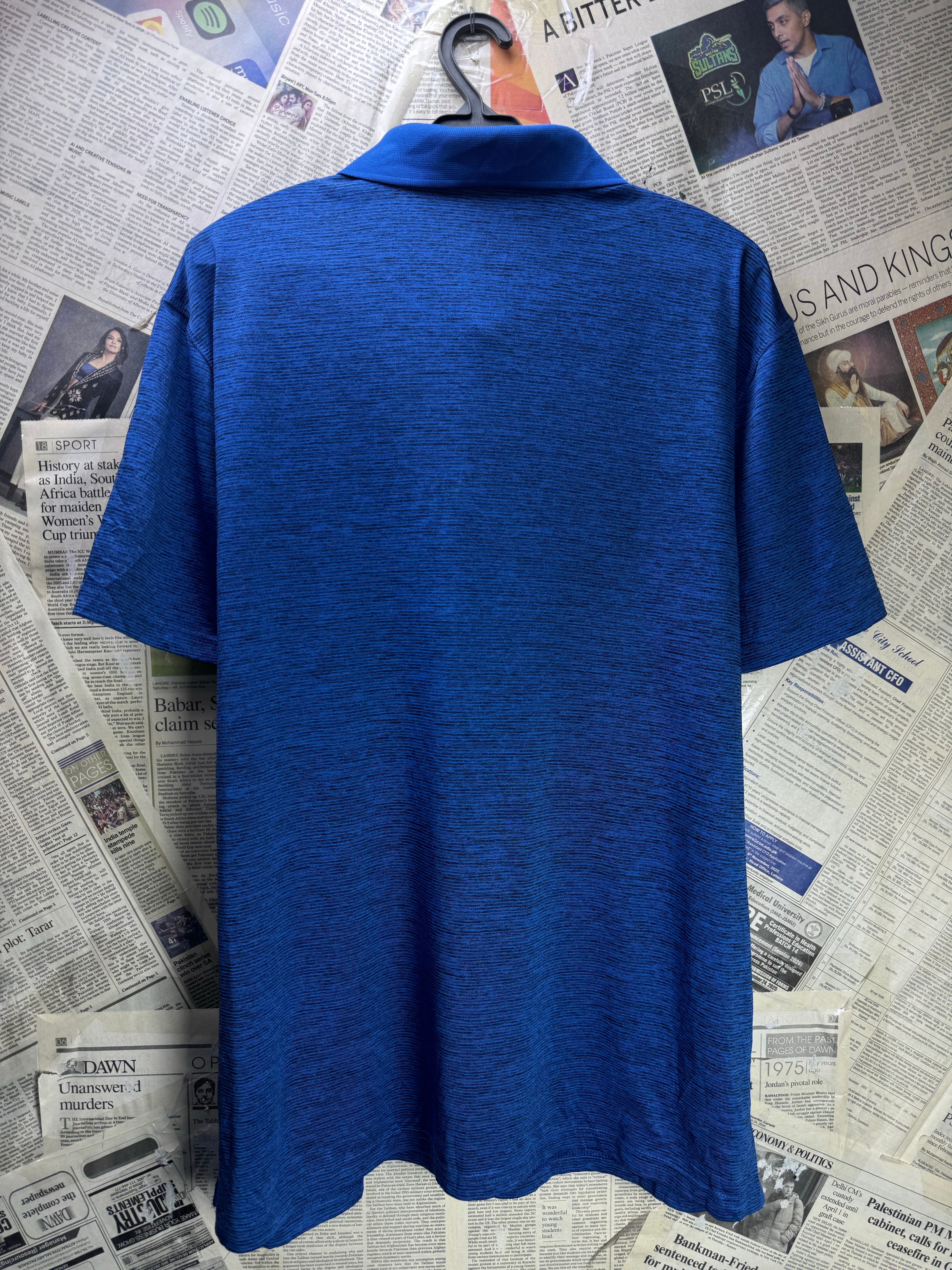 Apt9® Large | Chest: 23.5" | Blue | Golf Polo | Polyester | 4398 - Genuine Maal