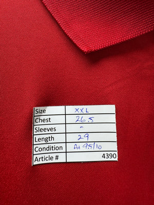 Under Armour® XXL | Chest: 26.5" | Red | Golf Polo | Poly - Spandex | 4390 - Genuine Maal