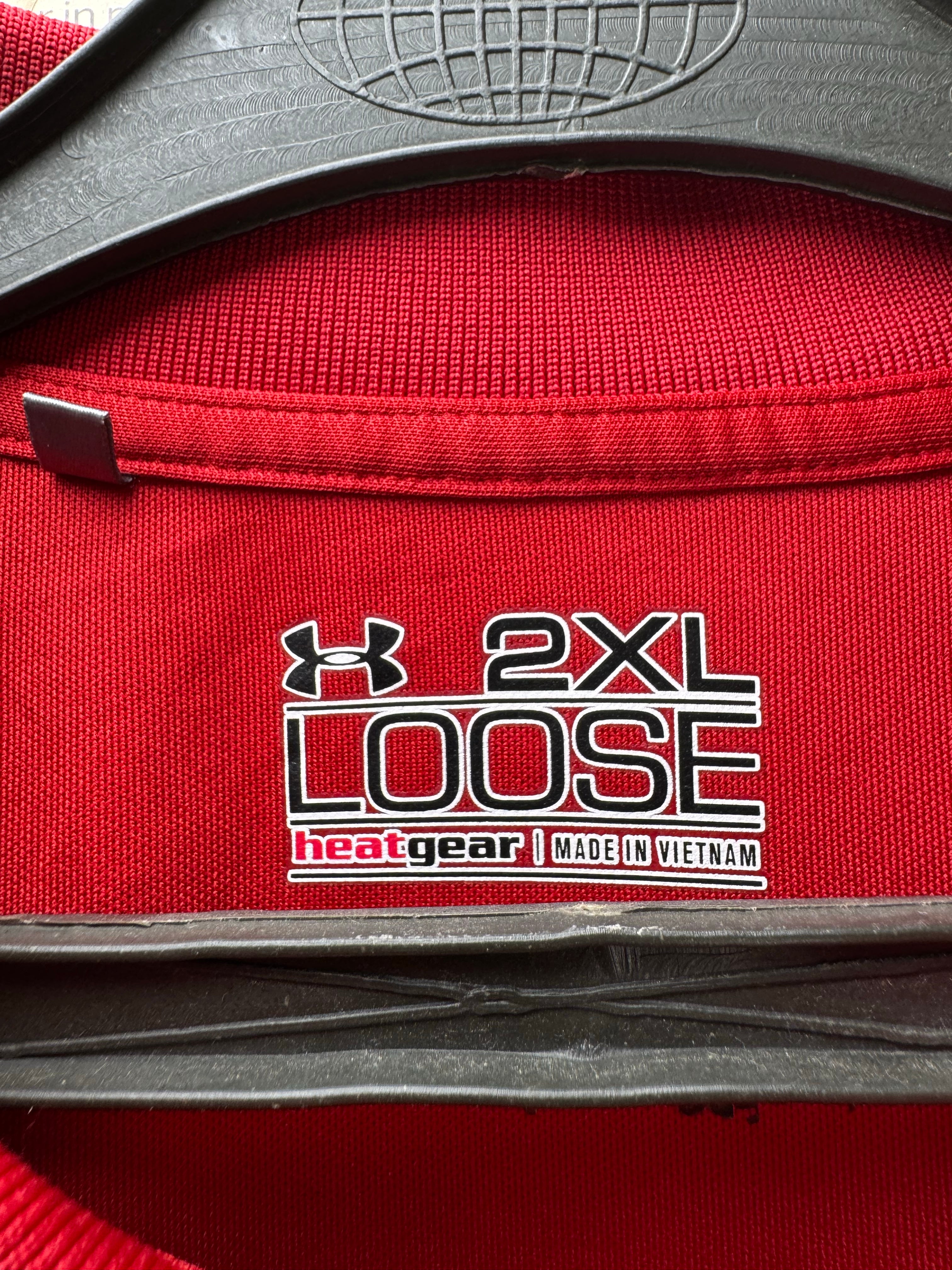Under Armour® XXL | Chest: 26.5" | Red | Golf Polo | Poly - Spandex | 4390 - Genuine Maal