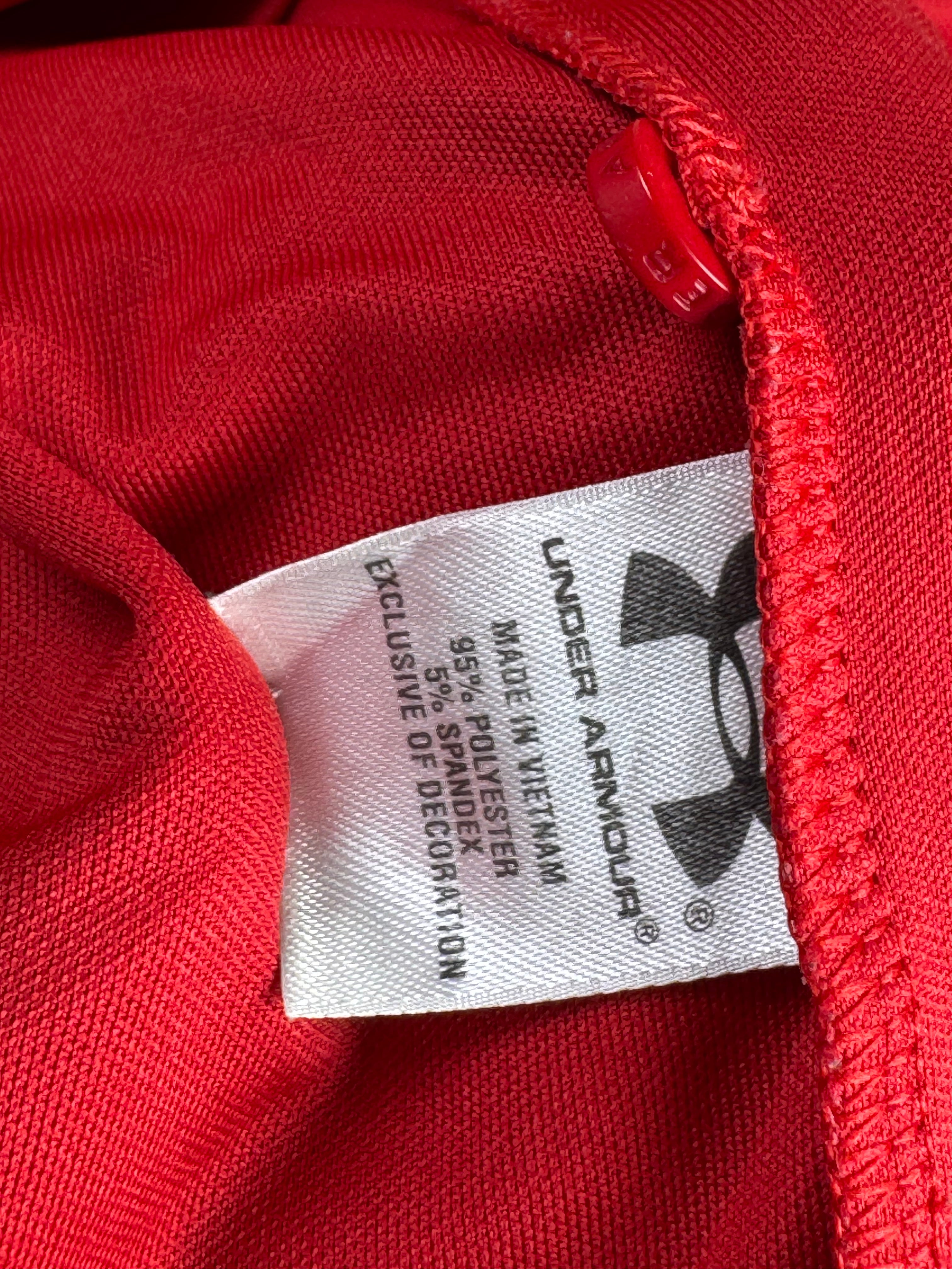 Under Armour® XXL | Chest: 26.5" | Red | Golf Polo | Poly - Spandex | 4390 - Genuine Maal
