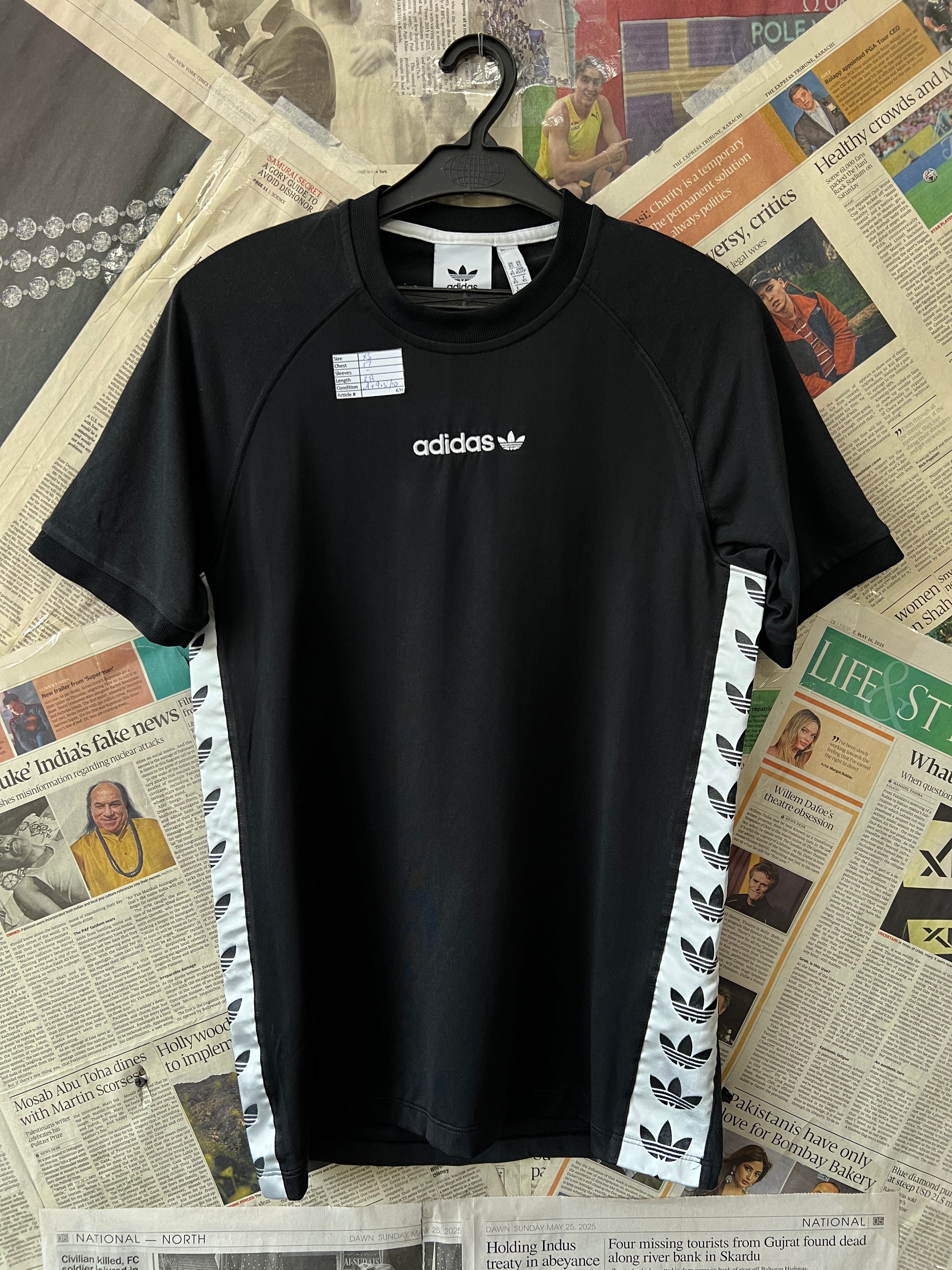 Ad*das® XS | Chest: 17" | Black | T-Shirt | 636 - Genuine Maal